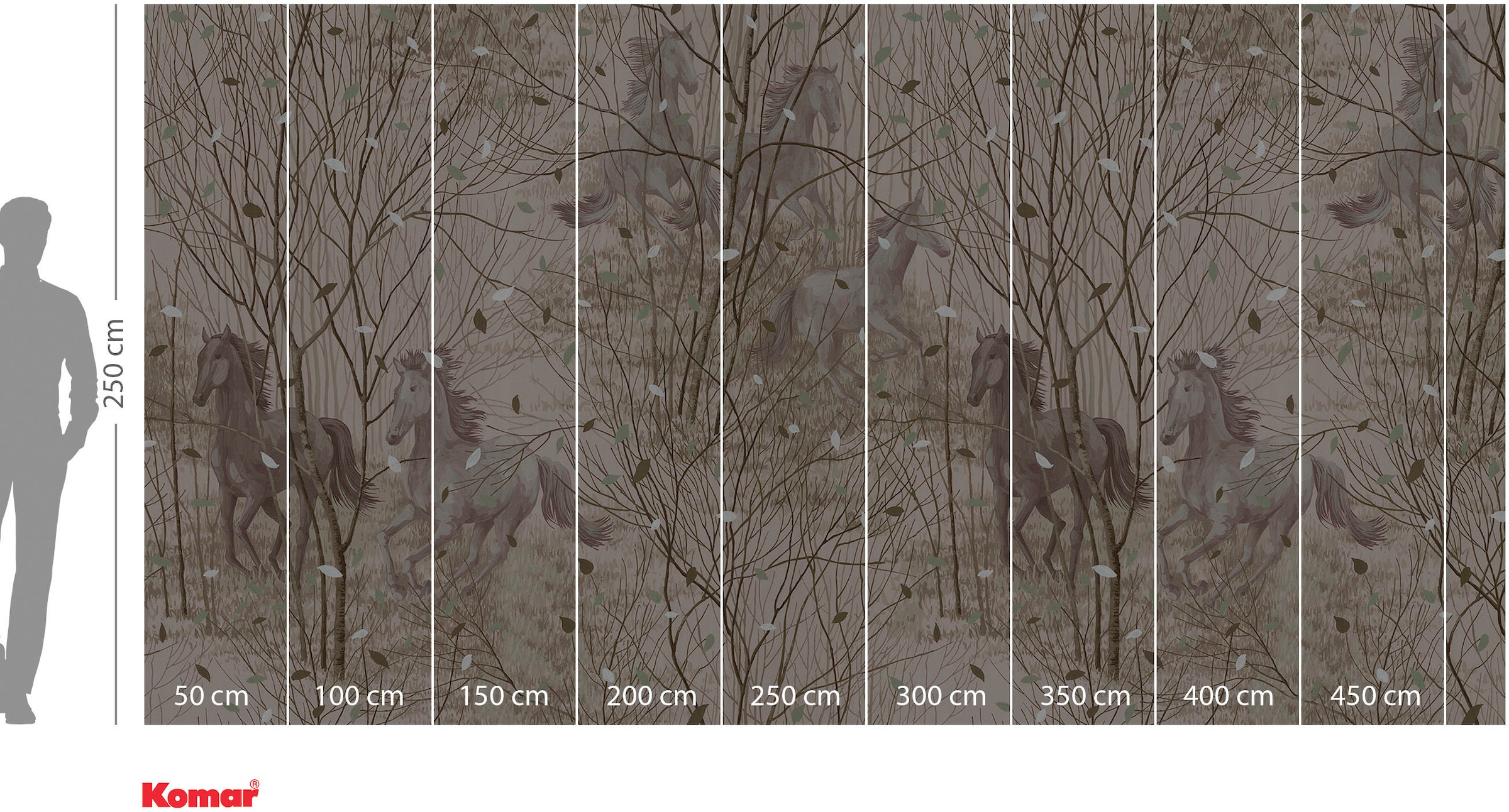 Komar Fototapete »Digitaldruck Vlies - Free Spirit - Grösse 600 x 280 cm«, bedruckt, Wohnzimmer, Schlafzimmer