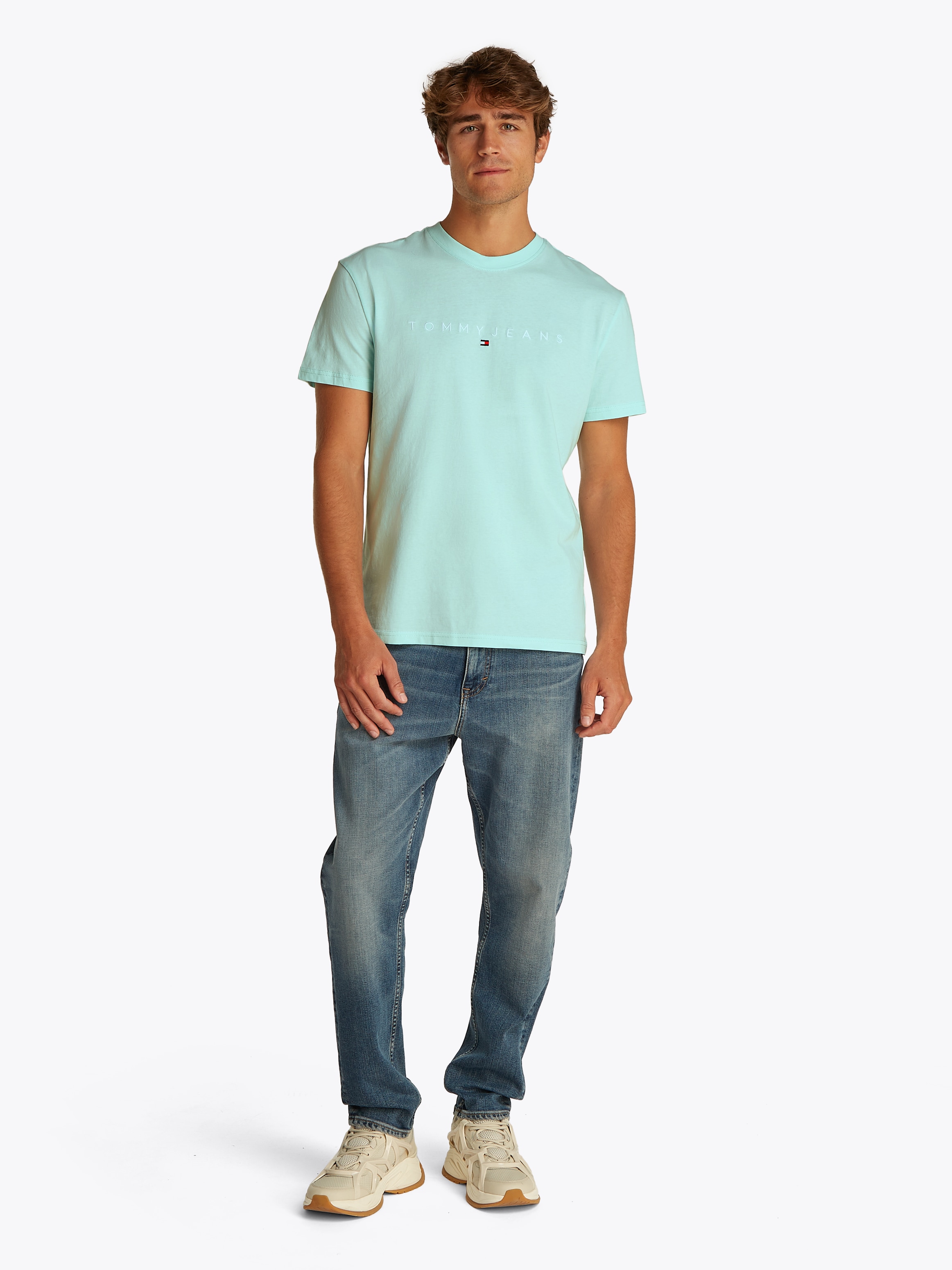 Tommy Jeans T-Shirt »TJM REG LINEAR LOGO TEE EXT«
