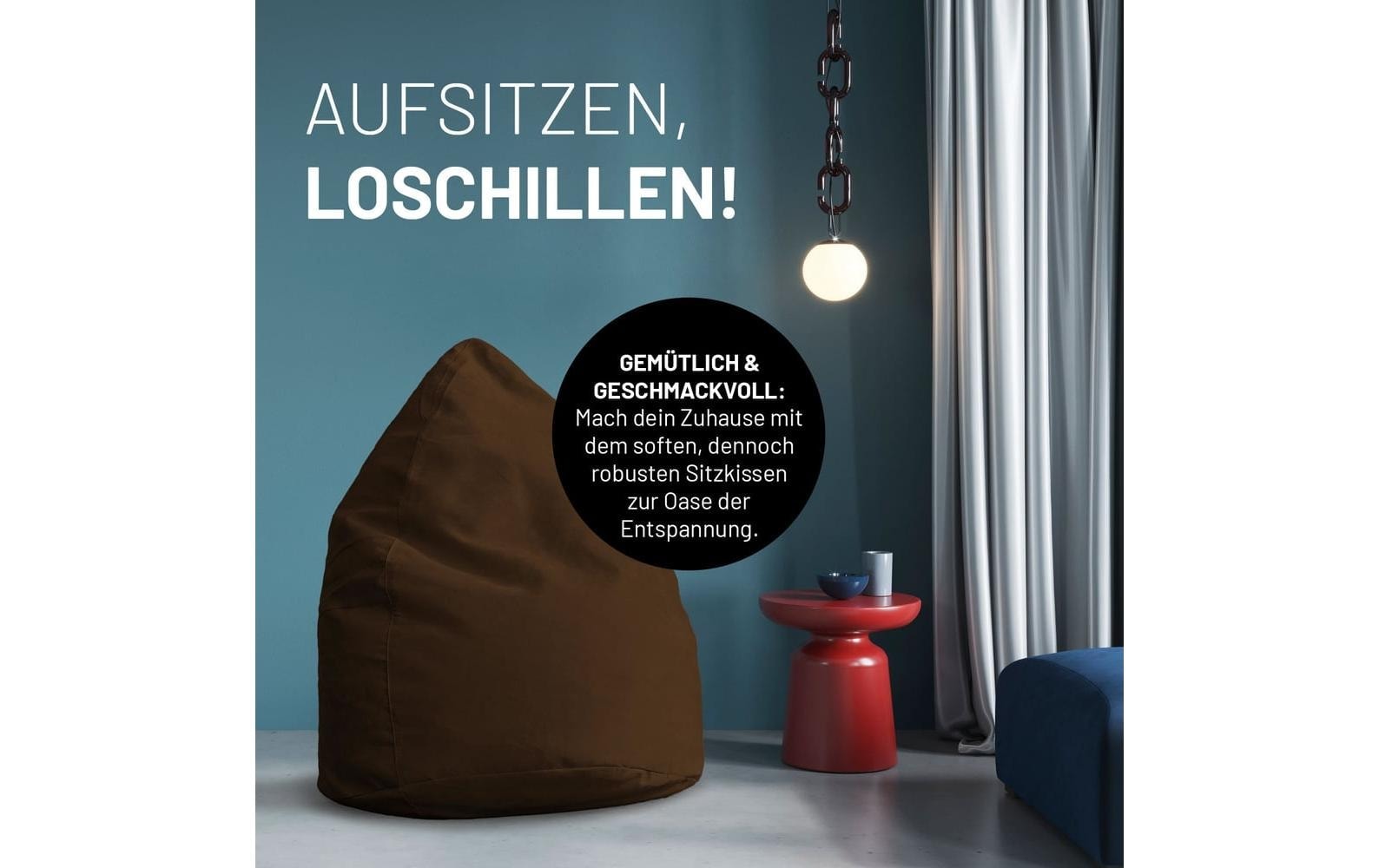 Lumaland Sitzsack »Lumaland Sitzsack In-& Outdoor 120 l «