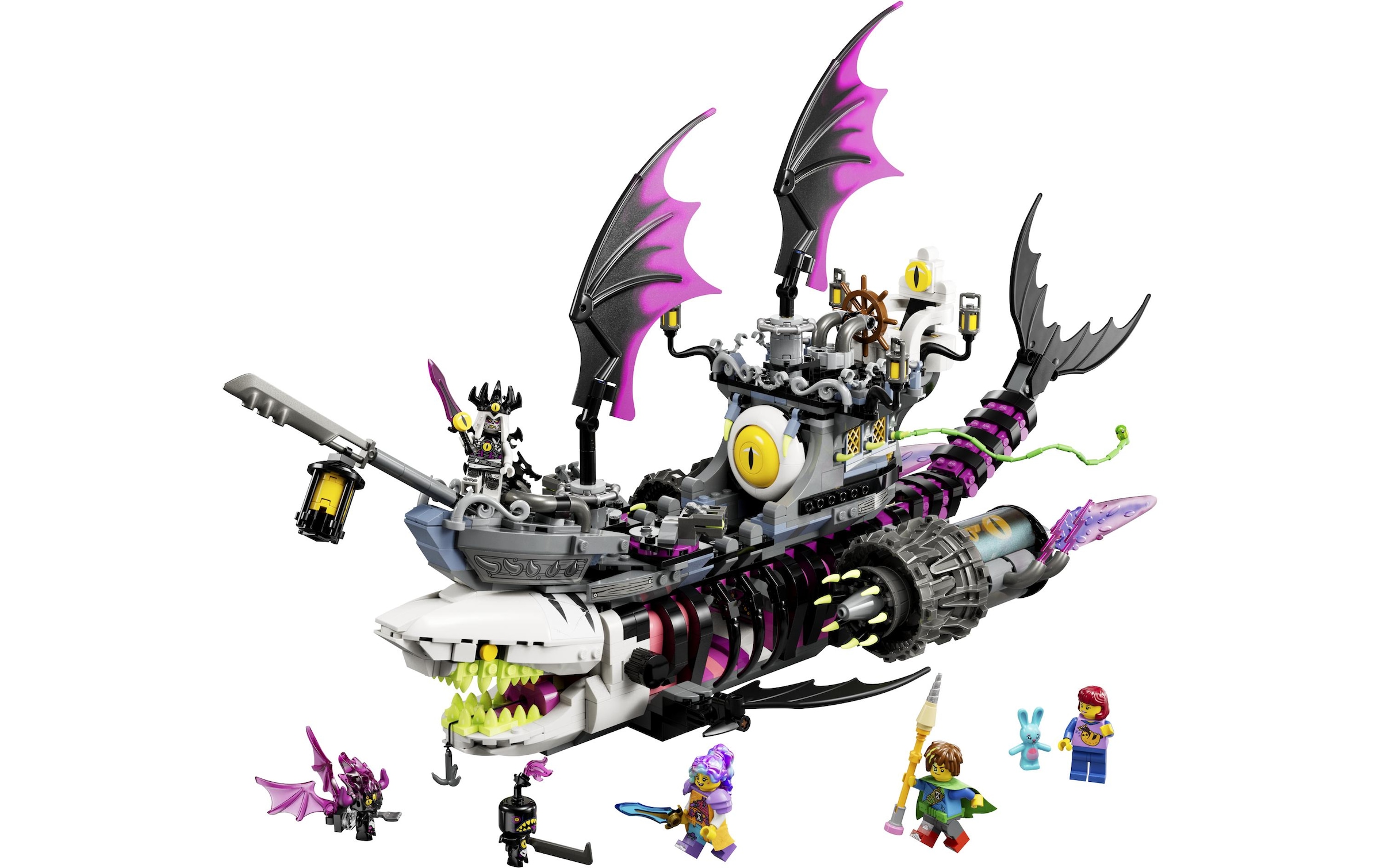 LEGO® Spielbausteine »Albtraum-Haischiff 7«, (1389 St.)