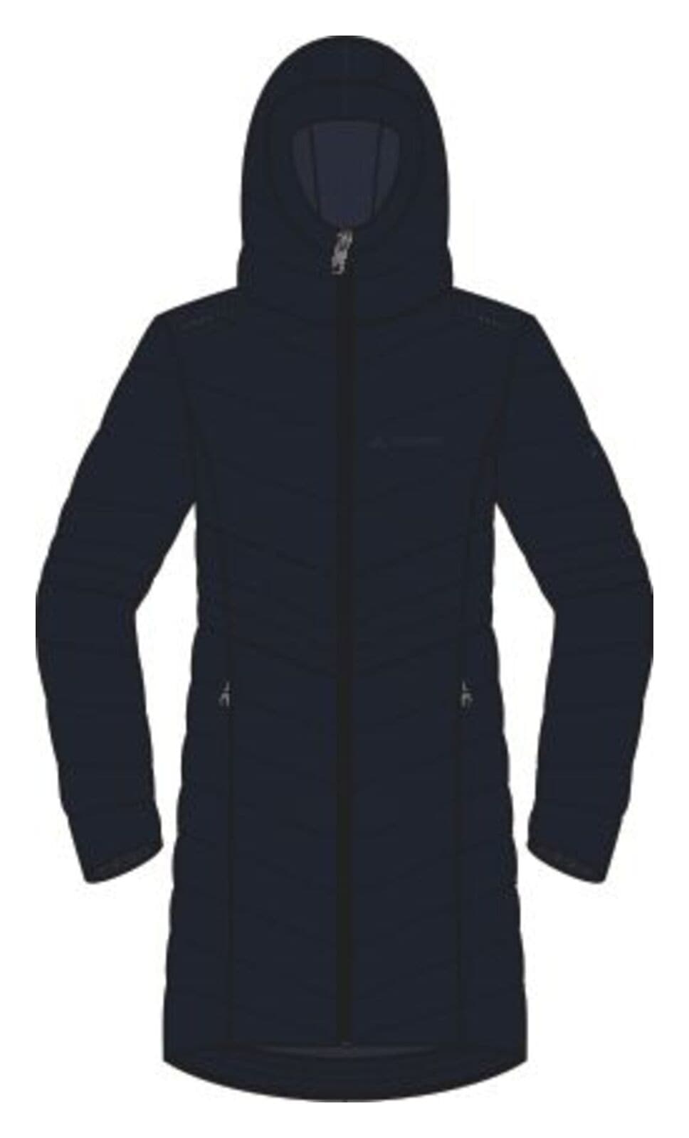 VAUDE Parka fonctionnelle 3 en 1 »WOMEN'S ANNECY 3IN1 COAT III« 2 cuis tlg. avec capuche avec remplissage en duvet et plumes, imperméable et coupe-vent