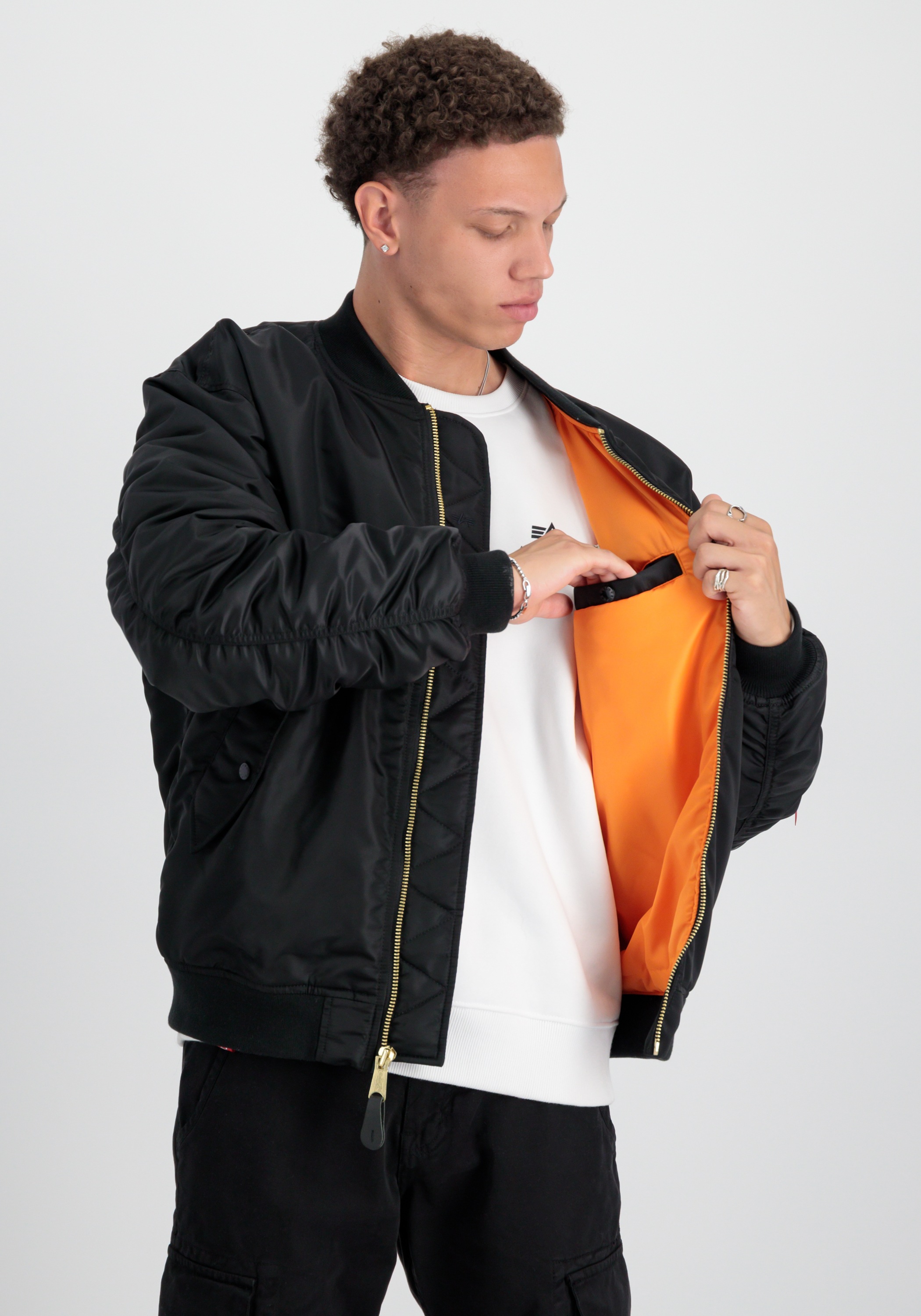 Alpha Industries Bomberjacke »Alpha Industries Men - Bomber Jackets MA-1 NASA Skylab«
