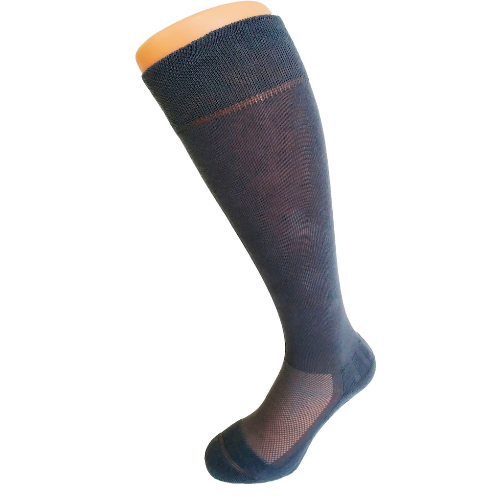 Fussgut Diabetikersocken »Venenfreund Kniestrümpfe«, (2 Paar)