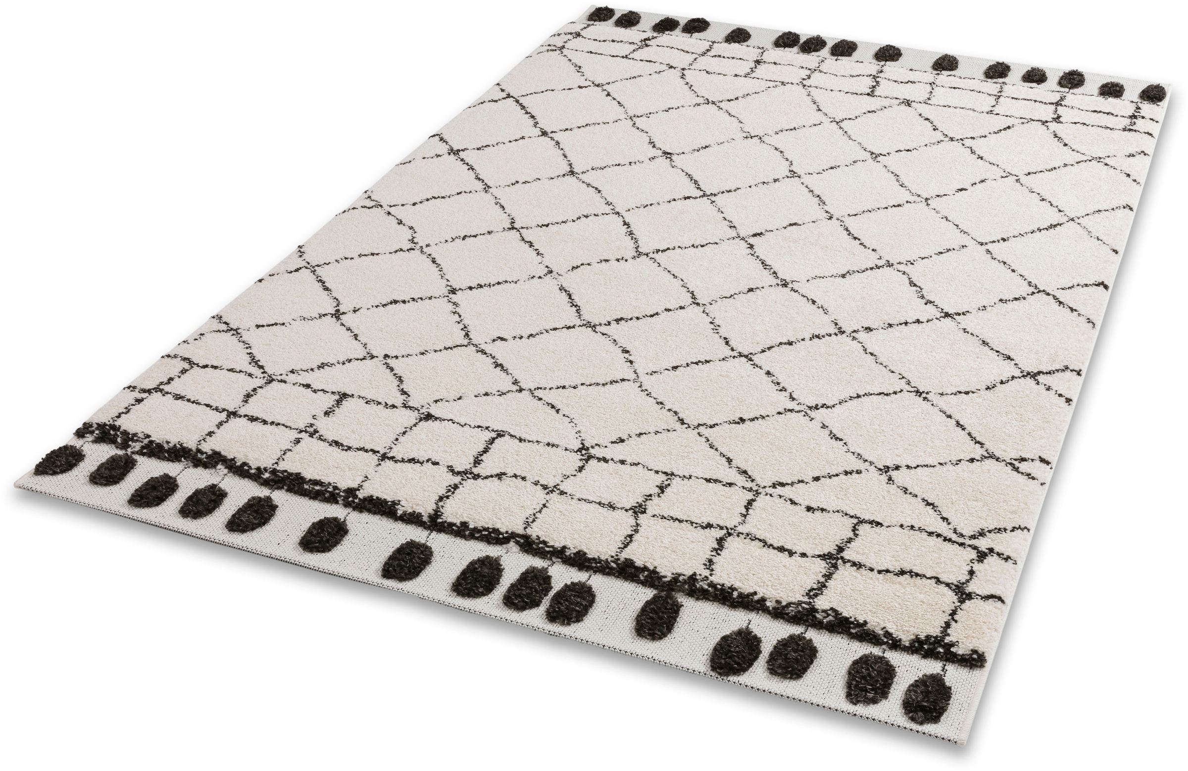 Image of SCHÖNER WOHNEN-Kollektion Hochflor-Teppich "Winsome 6318-241" rechteckig 25 mm Höhe Langflor, Hoch Tief Struktur, Wohnzimmer, Schöner Wohnen Kollektion