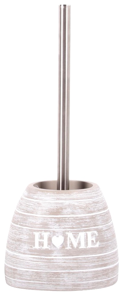 Sanilo Set d'accessoires de salle de bain »Home« bestehend aus WC-Sitz, Badteppich, Stöpsel, Seifenspender, WC-Bürste