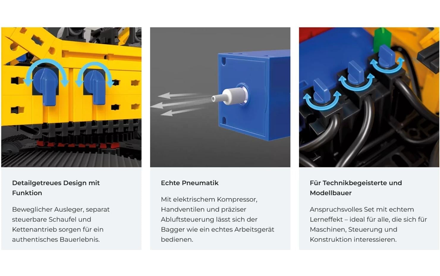 fischertechnik Pions de construction »Liebherr R938«