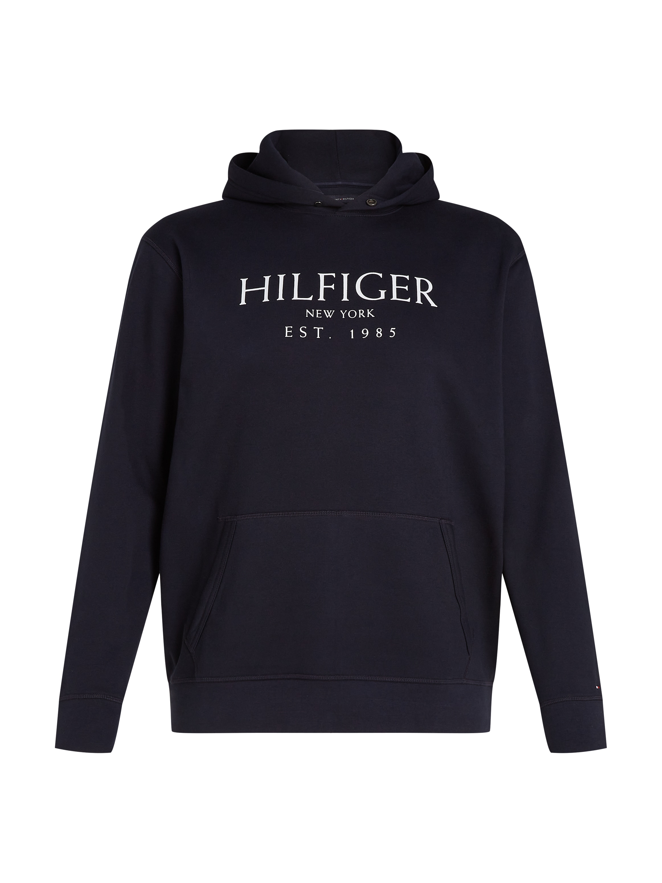 Tommy Hilfiger Big & Tall Hoodie »BT-BIG HILFIGER HOODY-B«, in Grossen Grössen, mit Logostickerei am Ärmel