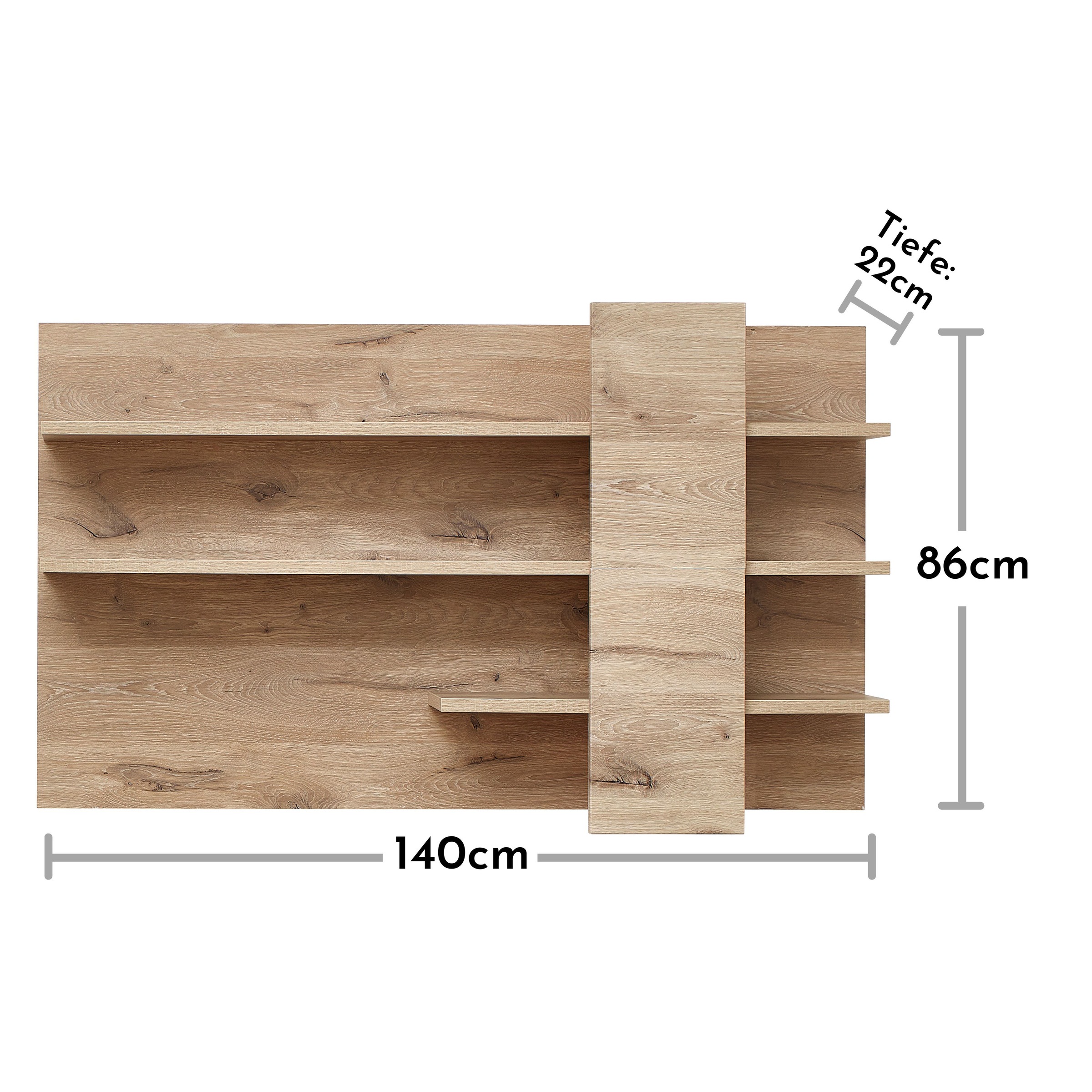 Innostyle Wandboard »BELLANO« 1 Stk. tlg. mit Boden