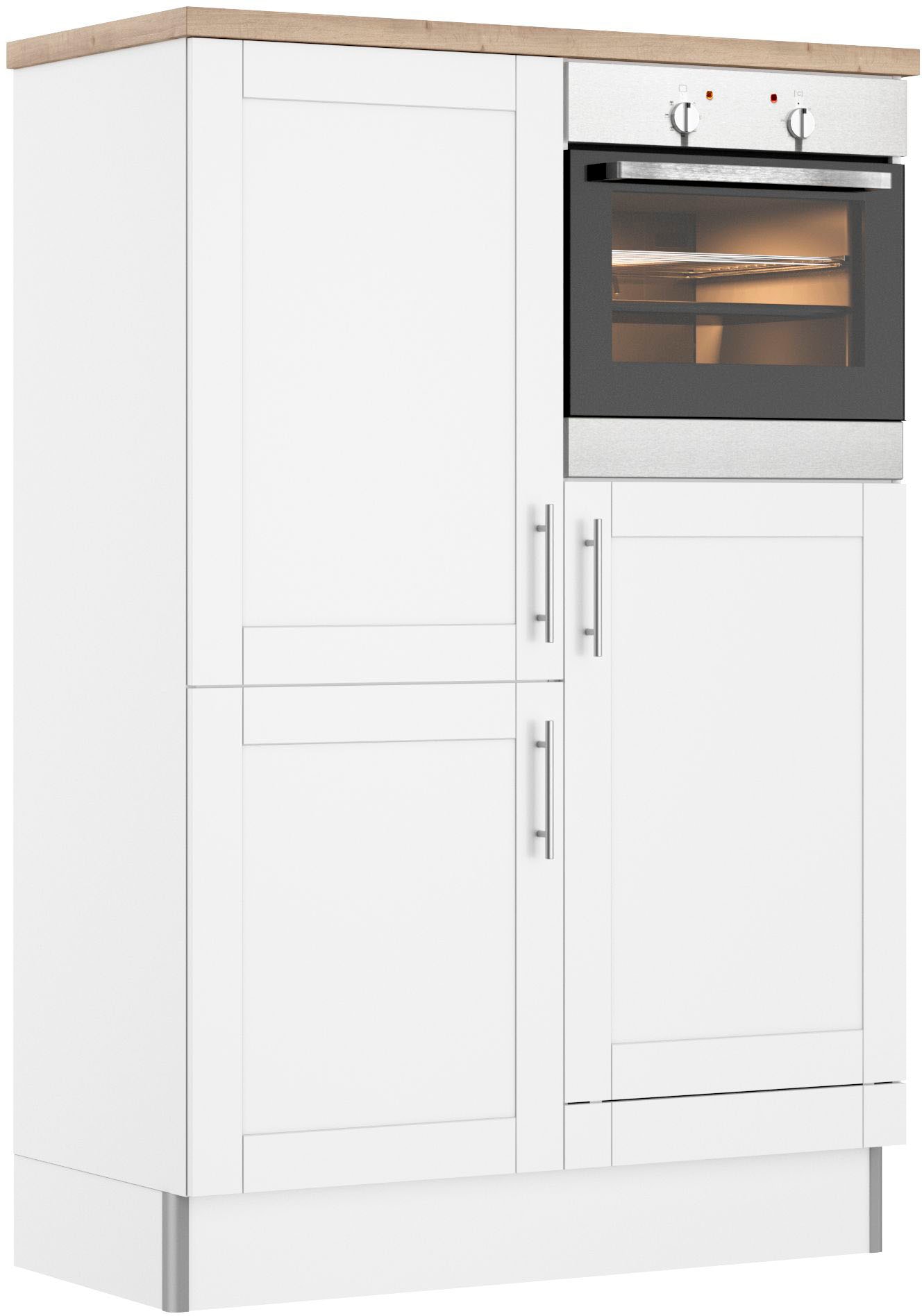 ♕ OPTIFIT Küche »Ahus«, Breite 120 cm,wahlweise mit  E-Geräten,Soft-Close-Funktion versandkostenfrei auf