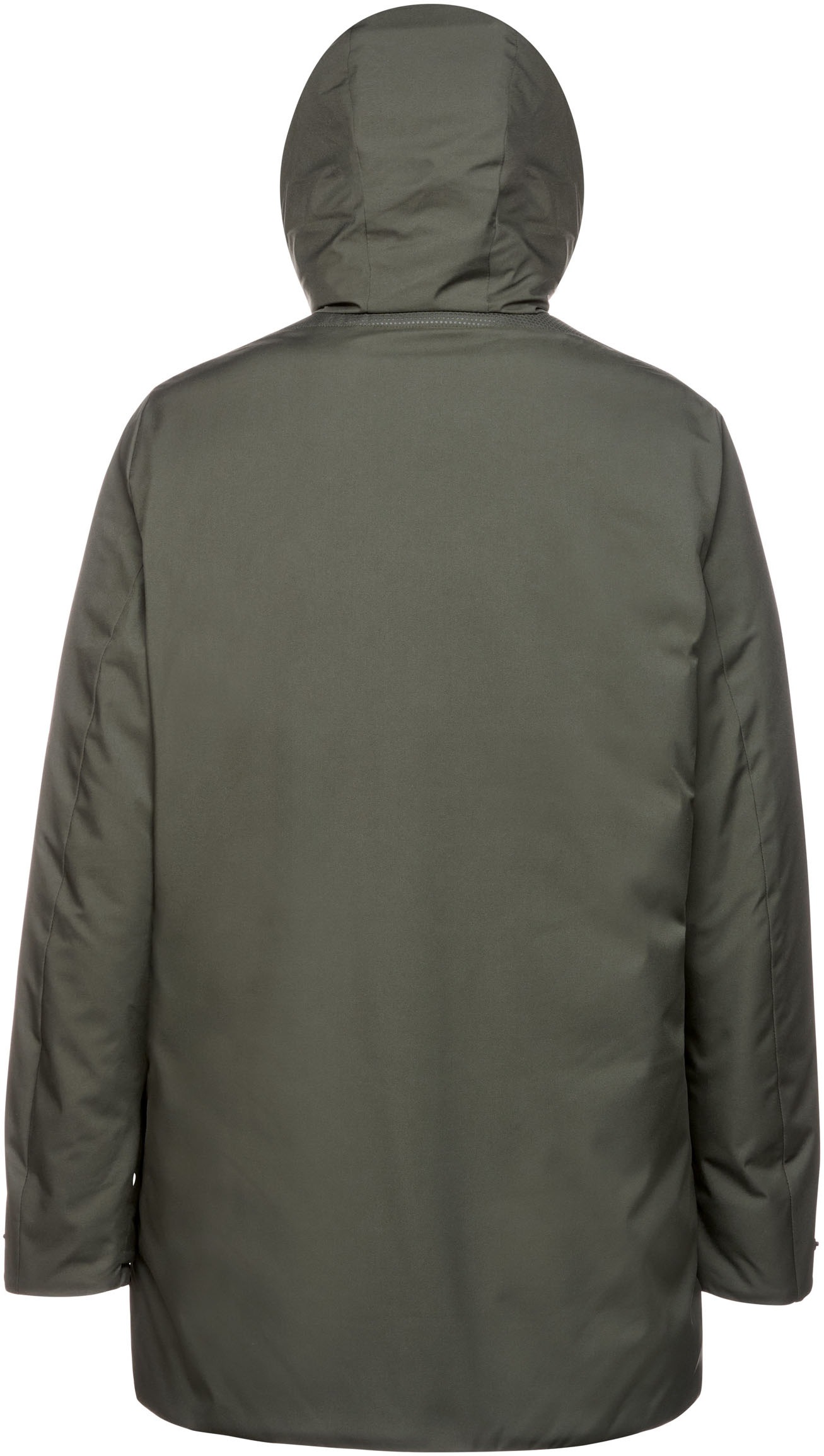 Geox Langjacke »SAPIENZA«, mit Kapuze, im Materialmix, 4 Taschen, Kapuze, verdeckter Reissverschluss