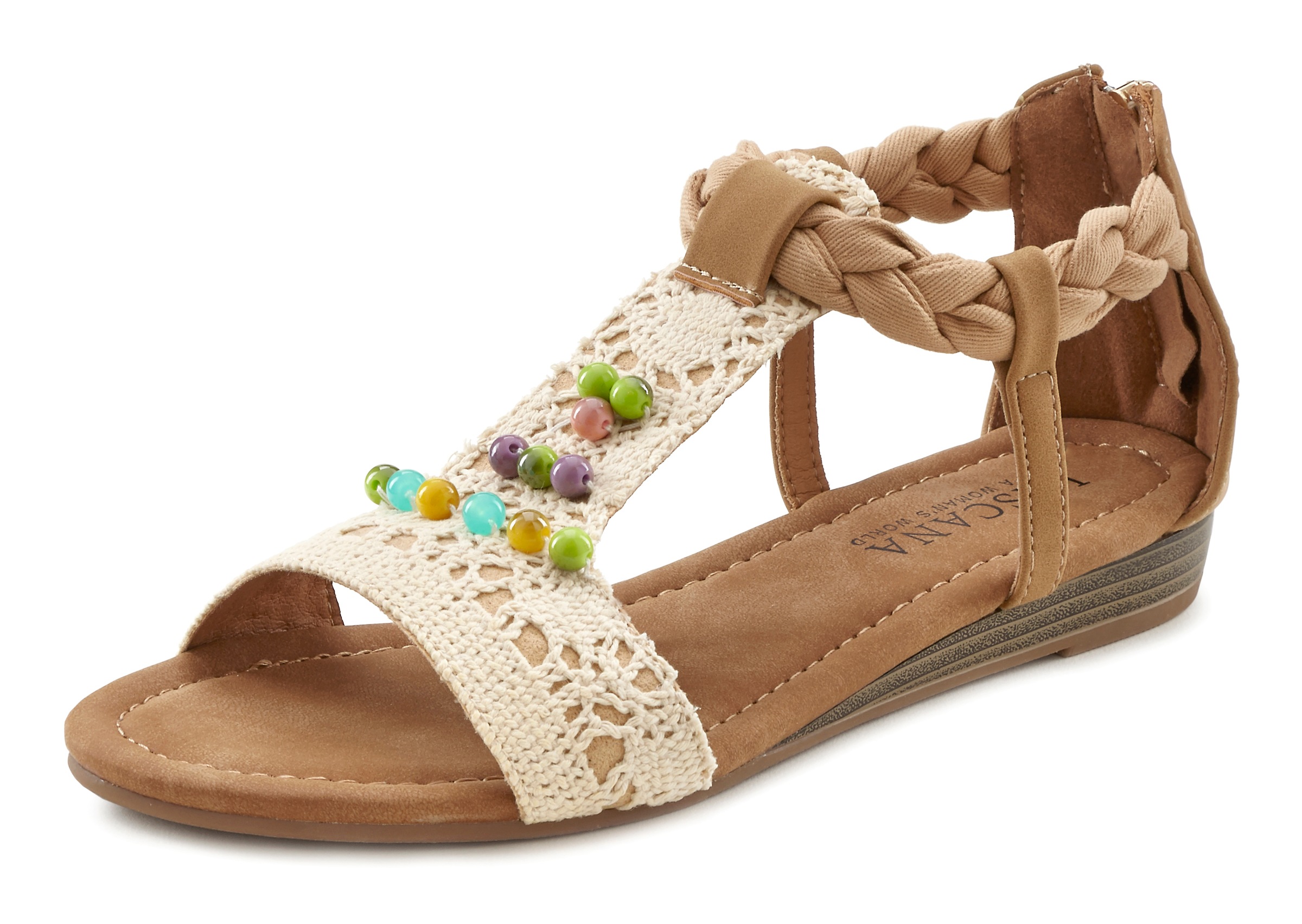 Image of LASCANA Sandale, mit toller Verzierung vegan bei Ackermann Versand Schweiz