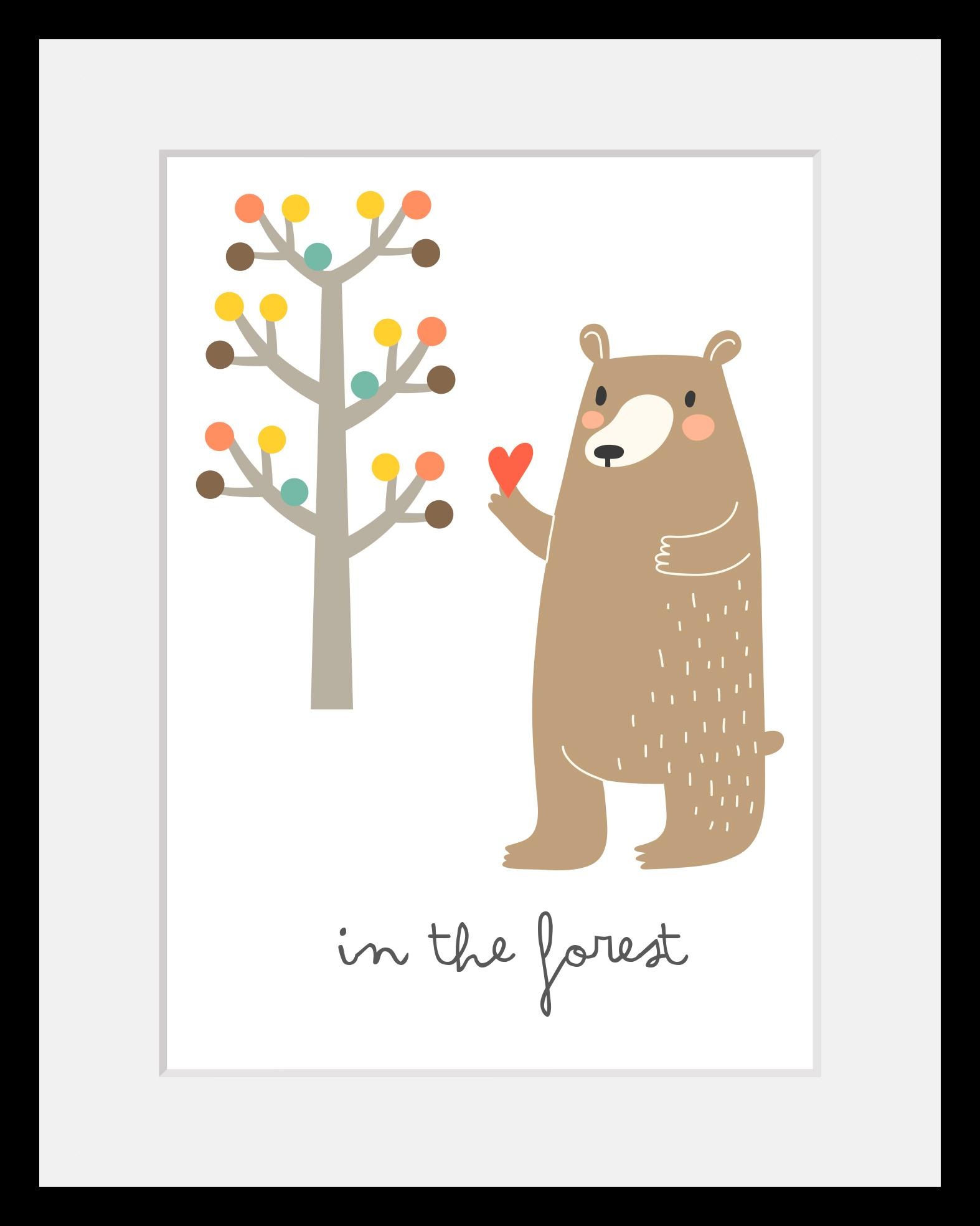 Image of Home affaire Bild »Bear«, mit Rahmen bei Ackermann Versand Schweiz