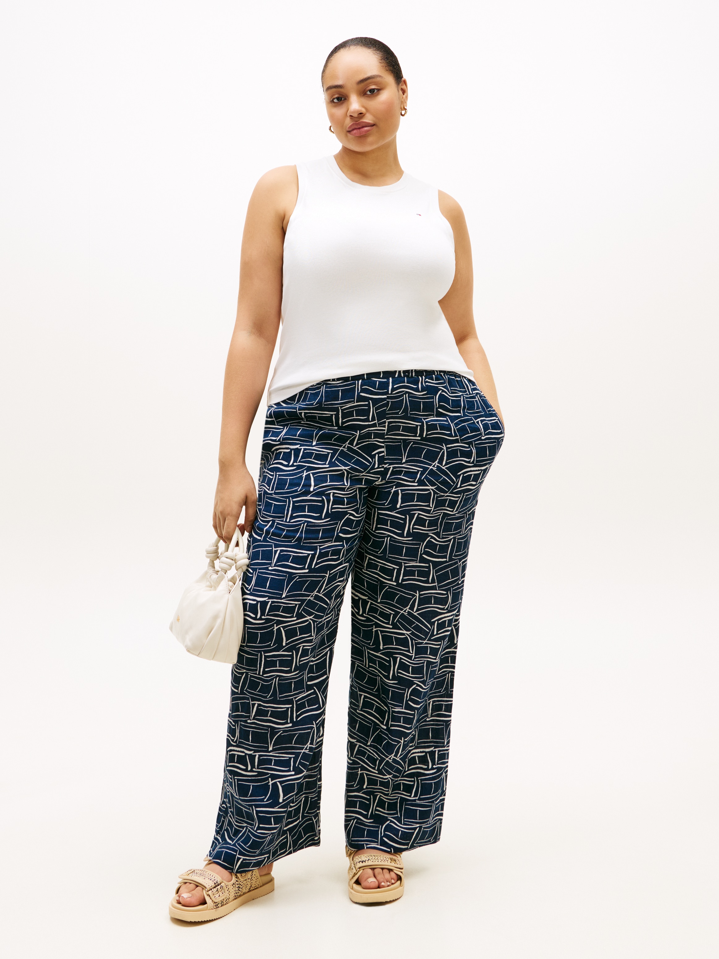 Tommy Hilfiger Curve T-shirt »CRV SLIM CODY C-NK TANK« in grossen Grössen