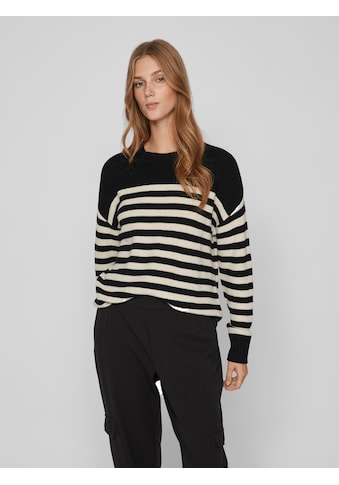 Rundhalspullover »VIRIL RIB STRIPE L/S KNIT TOP - NOOS«