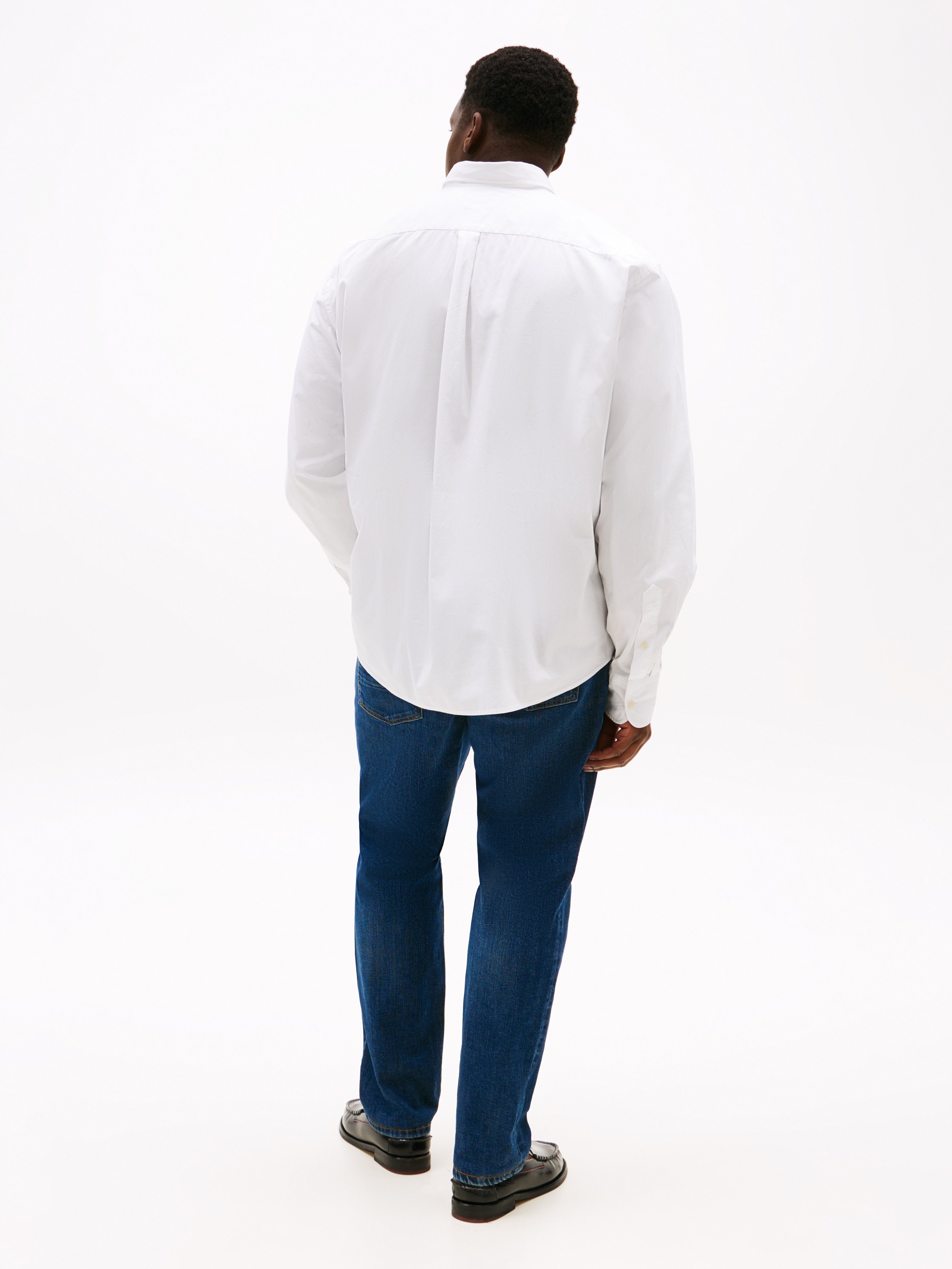 Tommy Hilfiger Big & Tall Langarmhemd »BT-FLEX POPLIN SOLID RF SHIRT-B«, Grosse Grössen