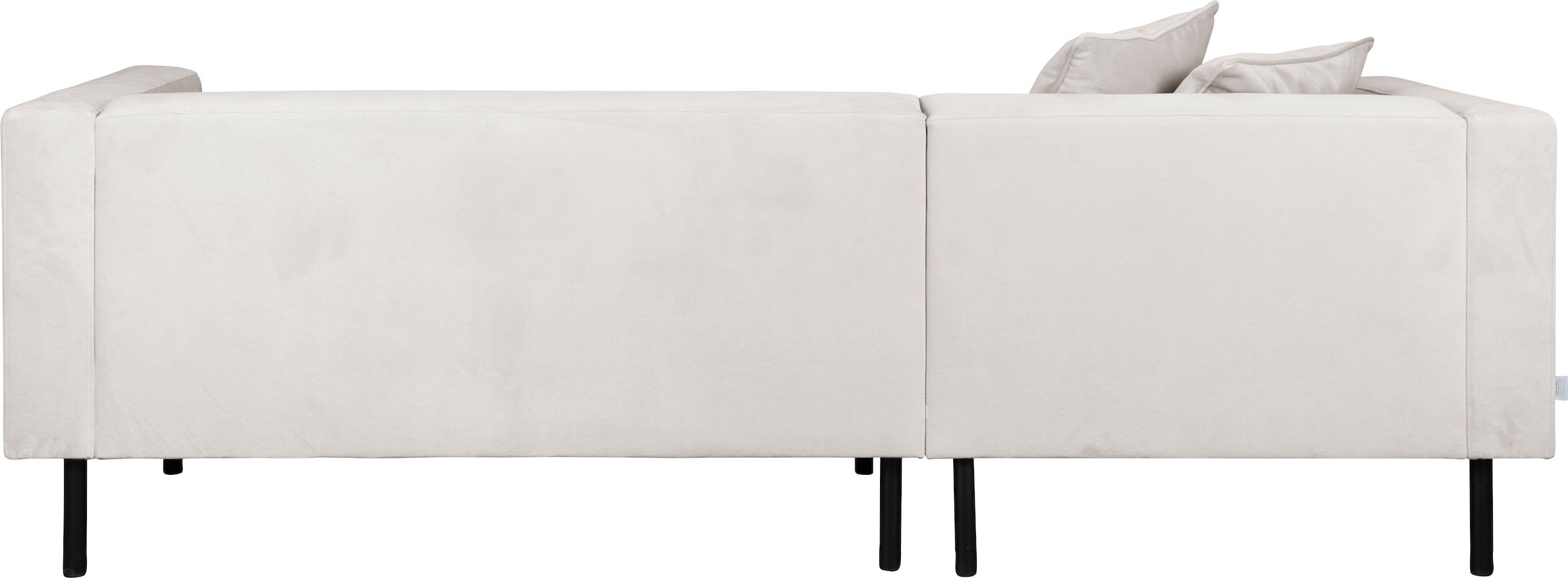 Guido Maria Kretschmer Home&Living Ecksofa »Lillibeth L-Form Designsofa, Masse B/T/H: 240/173/83 cm«, Zierkissen als Wendekissen, in Samtoptik oder Cord