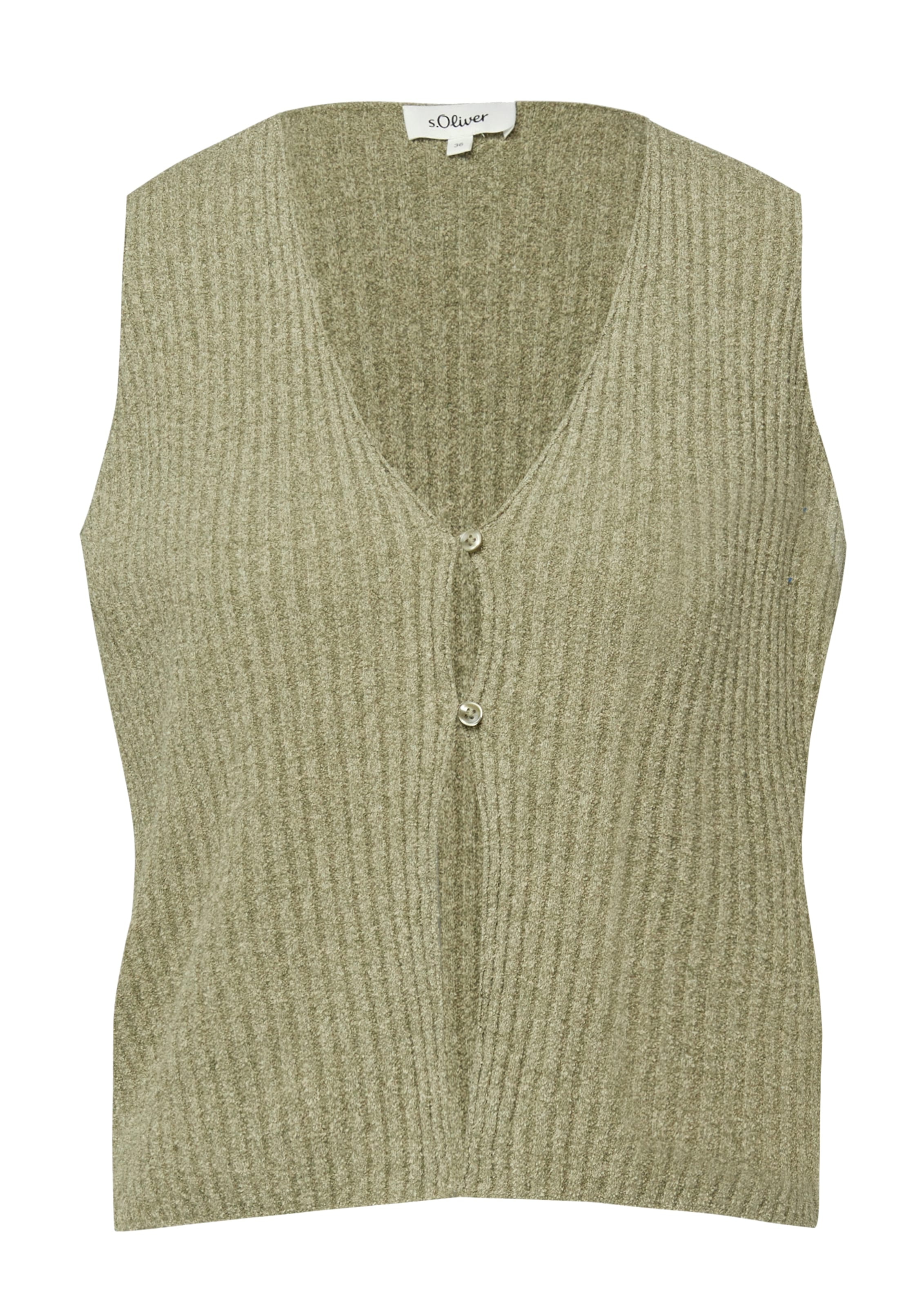 s.Oliver Gilet tricoté mit 2-Knopf-Verschluss