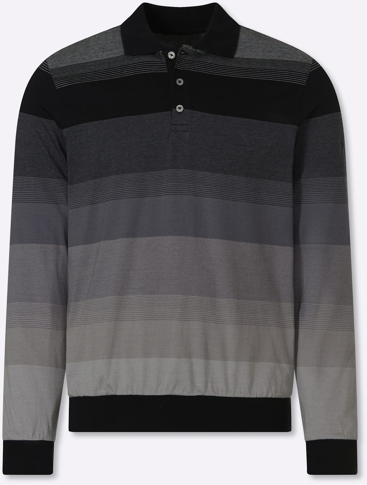 Marco Donati Polo à manches longues »Langarm-Shirt« 1