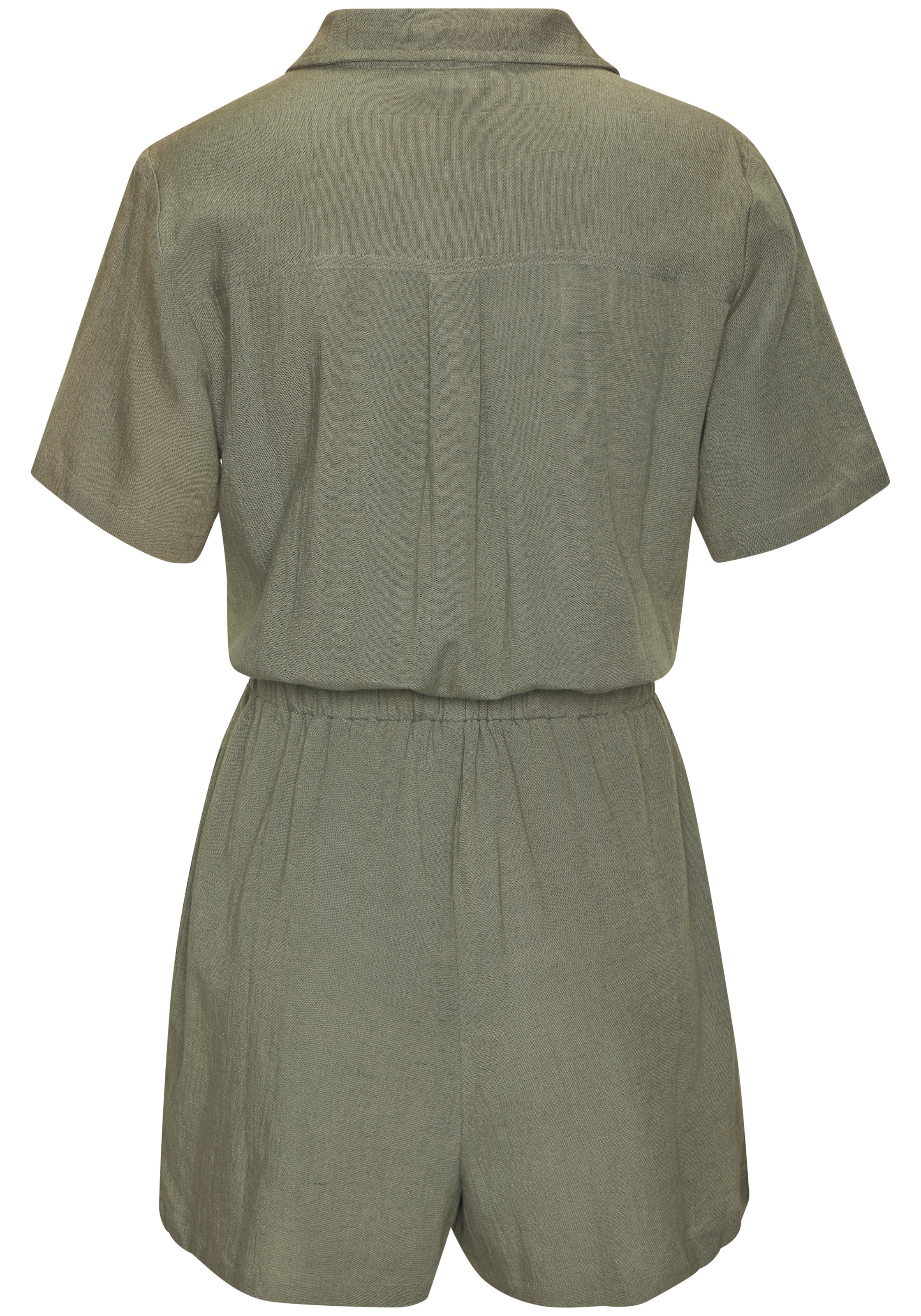 LASCANA Combinaison courte aus Leinenmix