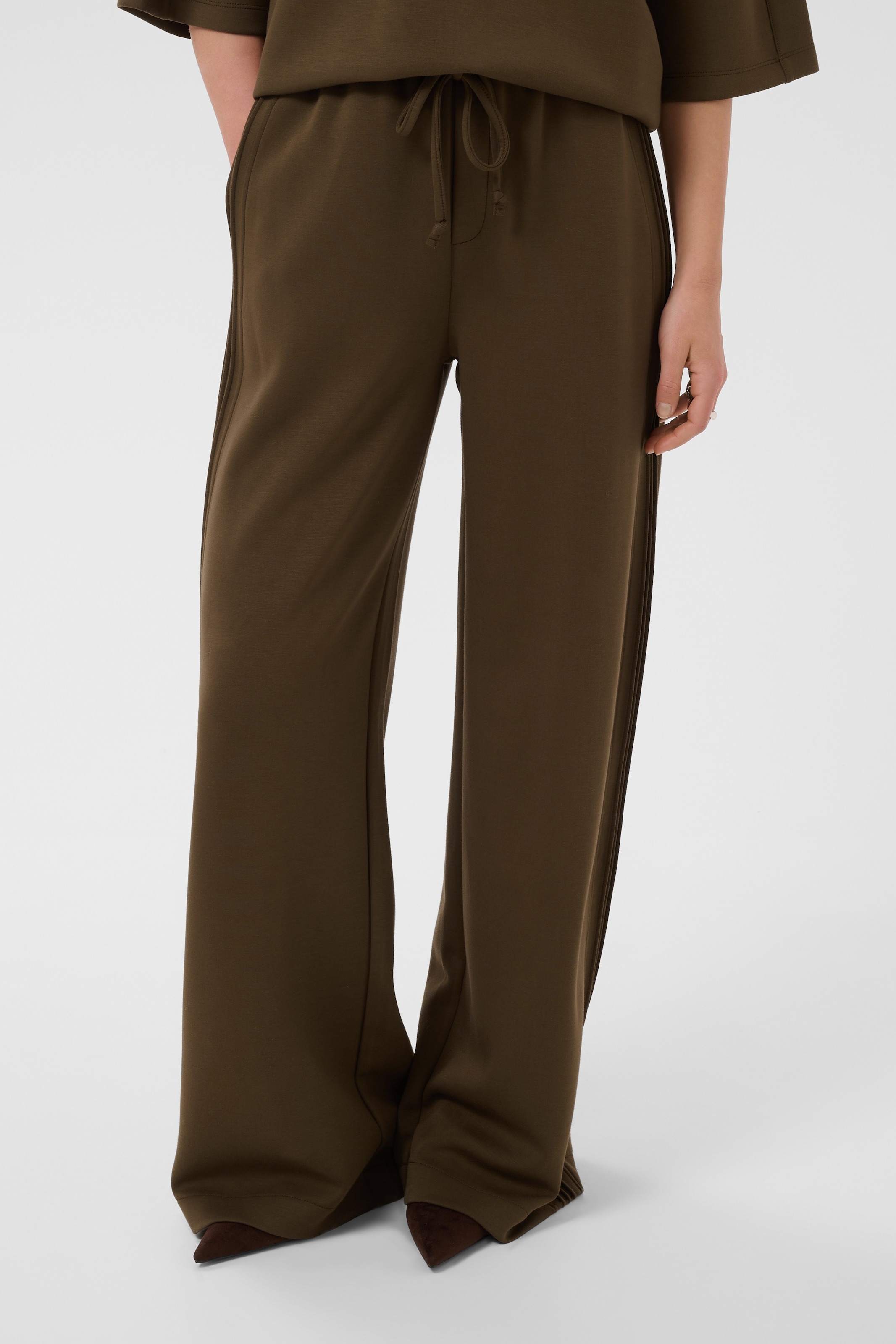 Image of Saint Tropez Loungehose "TheoSZ Pant" Materialmix, Loose fit