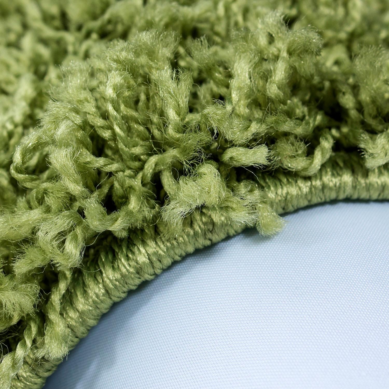 Ayyildiz Teppiche Hochflor-Teppich »Life Shaggy 1500«, rund, 30 mm Höhe, auch in rechteckig, Wohnzimmer, Langflor, grosse Farbauswahl