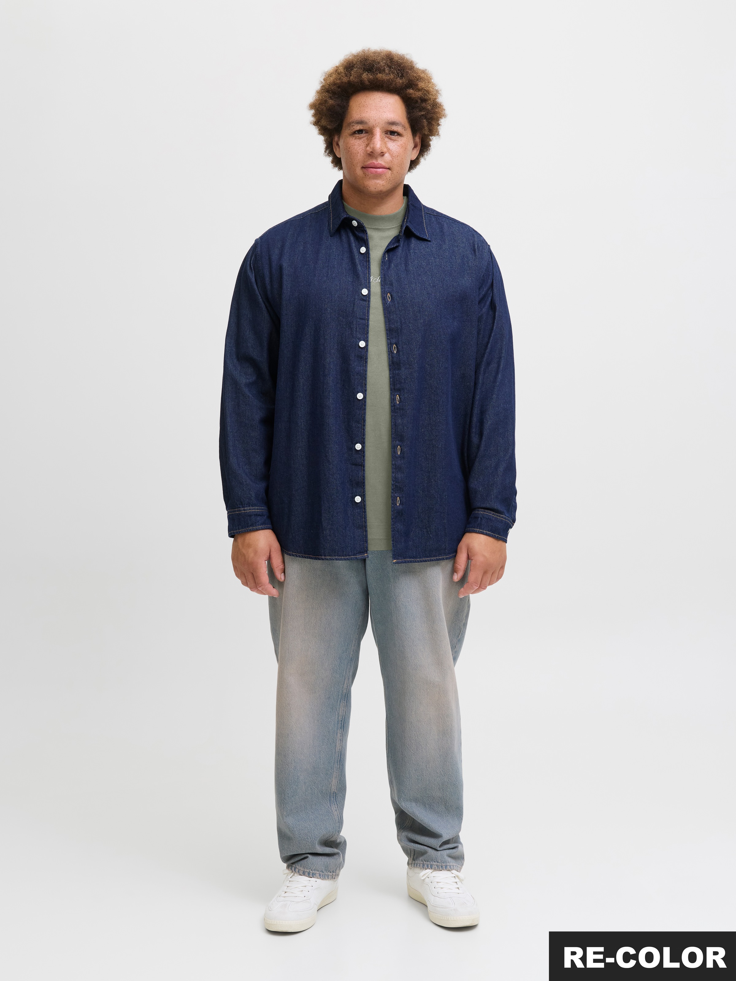 Jack & Jones PlusSize T-Shirt »JORNORREBRO EMB TEE SS CREW NECK PLS«