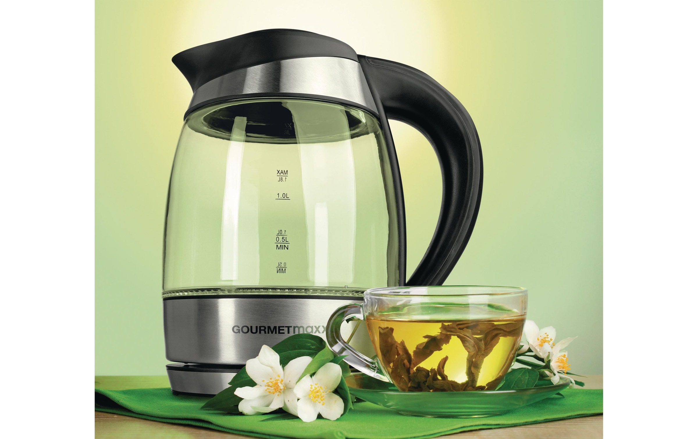 Wasserkocher »Gourmetmaxx LED«, 1,8 l, 2200 W