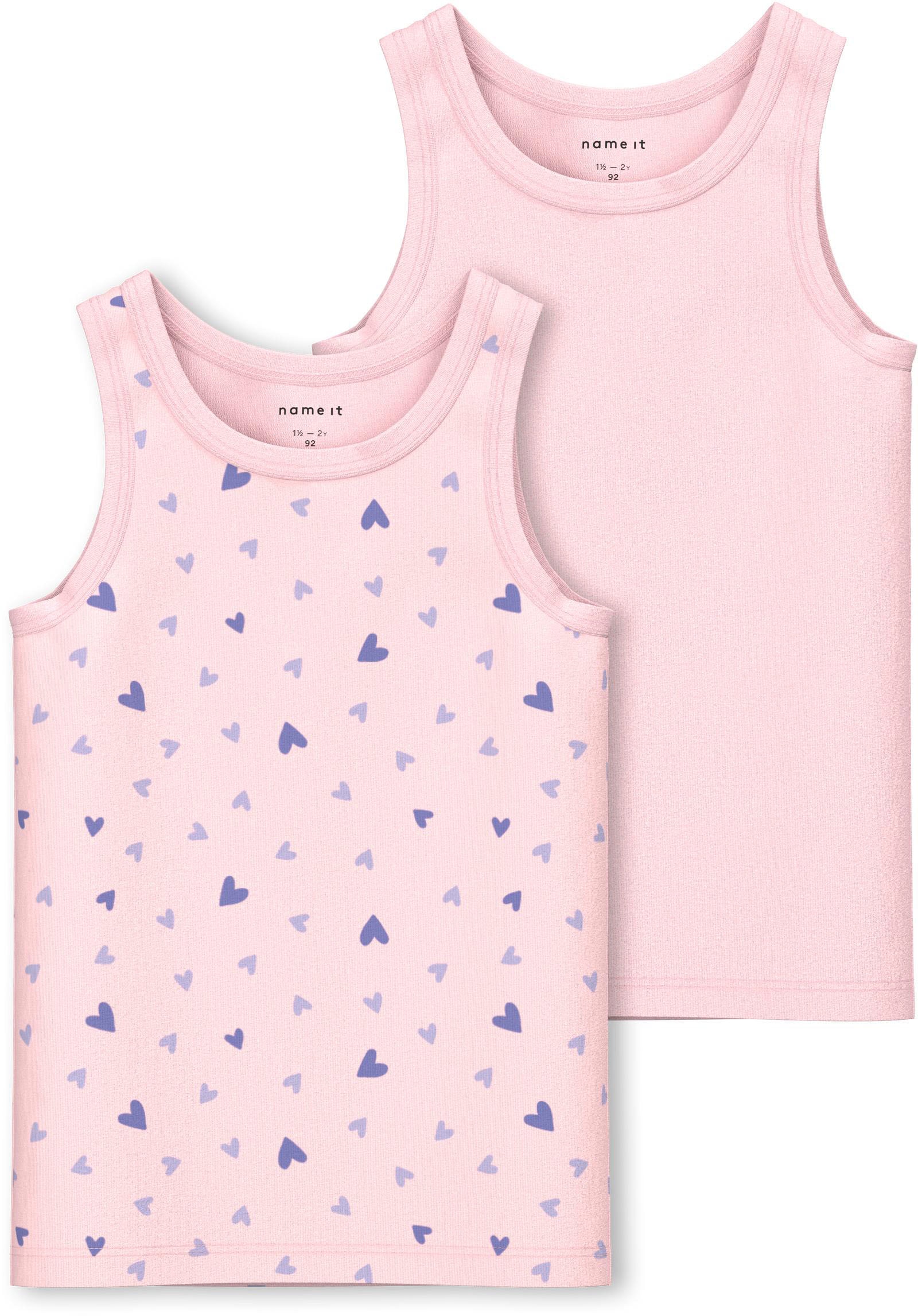 Name It Unterhemd »NMFTANK TOP 2P BARELY PINK HEART«, (Packung, 2 St.) kaufen