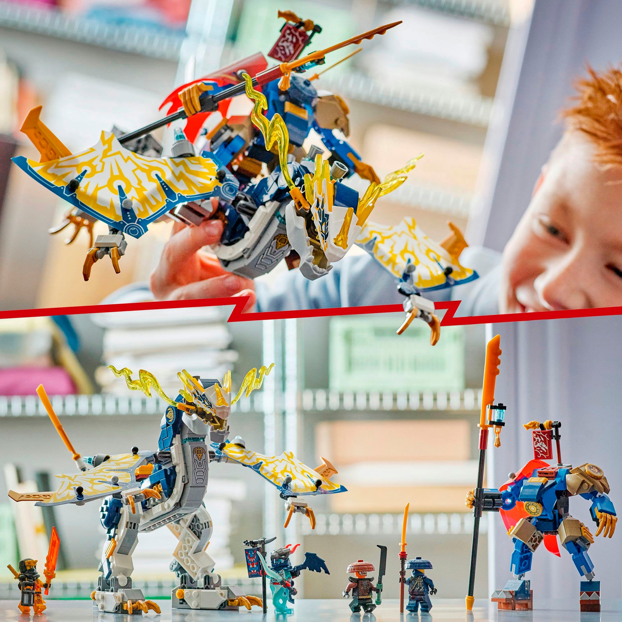 LEGO® Pions de construction »Rogues Mech-Drachenreiter (71843), LEGO Ninjago« Made in Europe