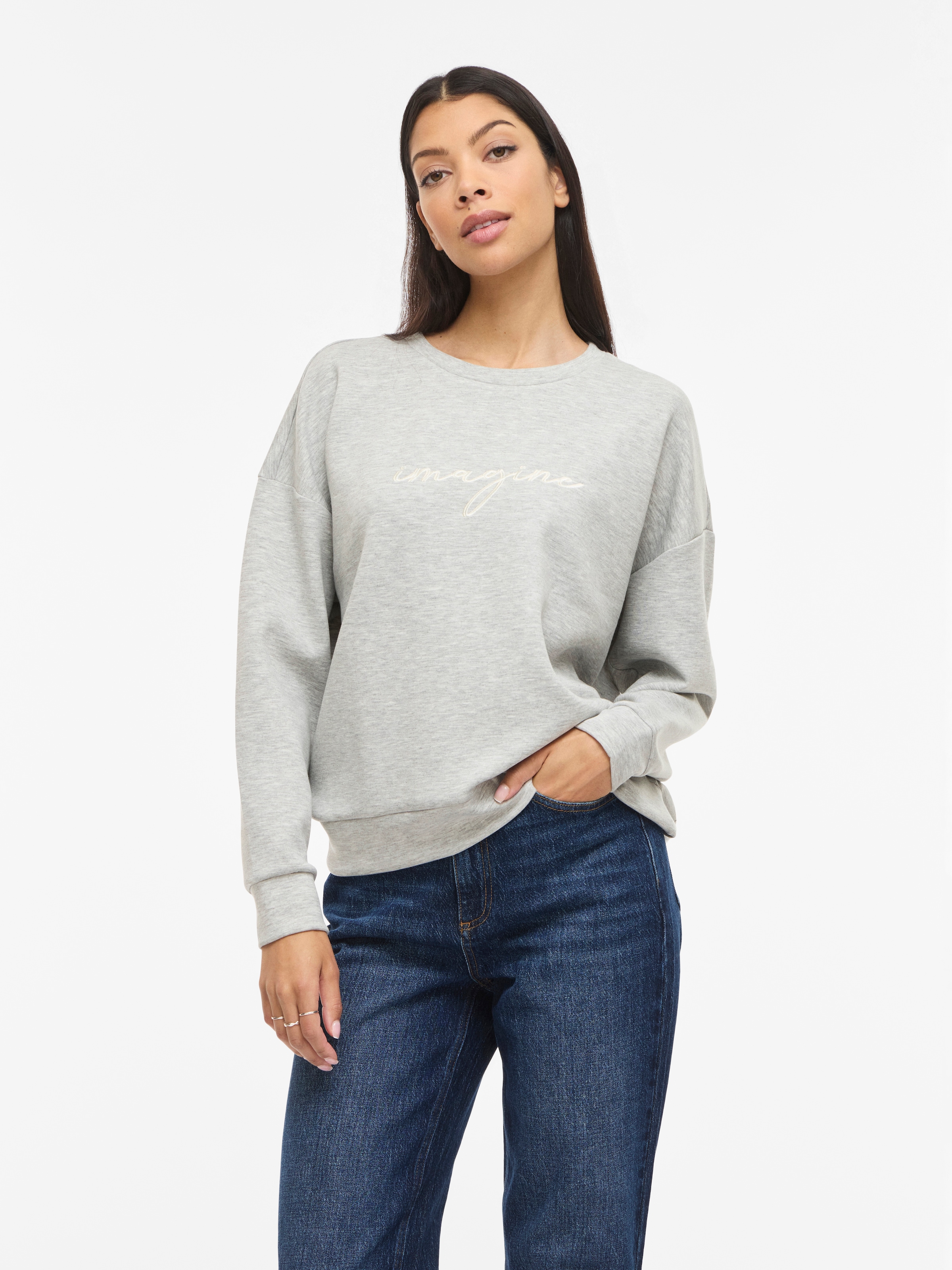 Image of Vila Sweater "VISIFFI IMAGINE O-NECK L/S TOP/PB"