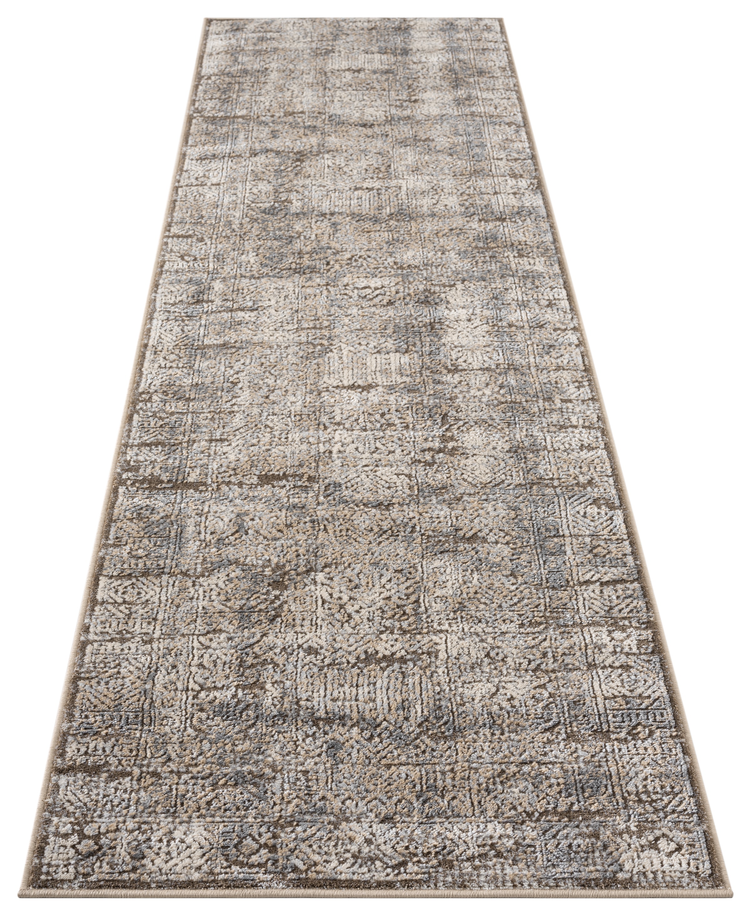 my home Läufer »Selin« rechteckig 9 mm Höhe dezenter Glanz, Schrumpf-Garn-Effekt, im Vintage-Look, dichte Qualität