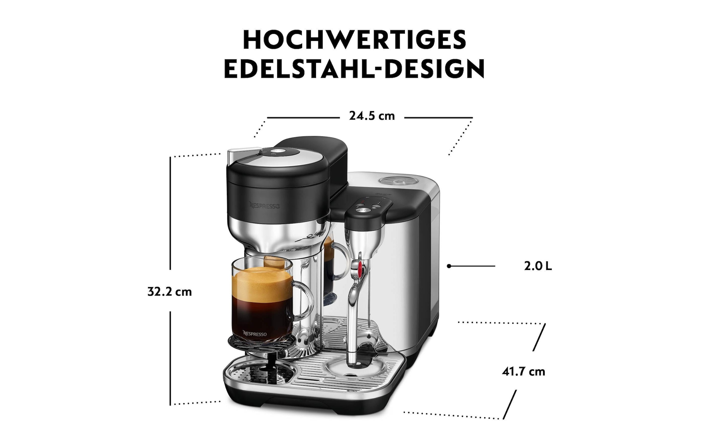 Sage Kapselmaschine »Kaffeemaschine Nespresso Vertu«