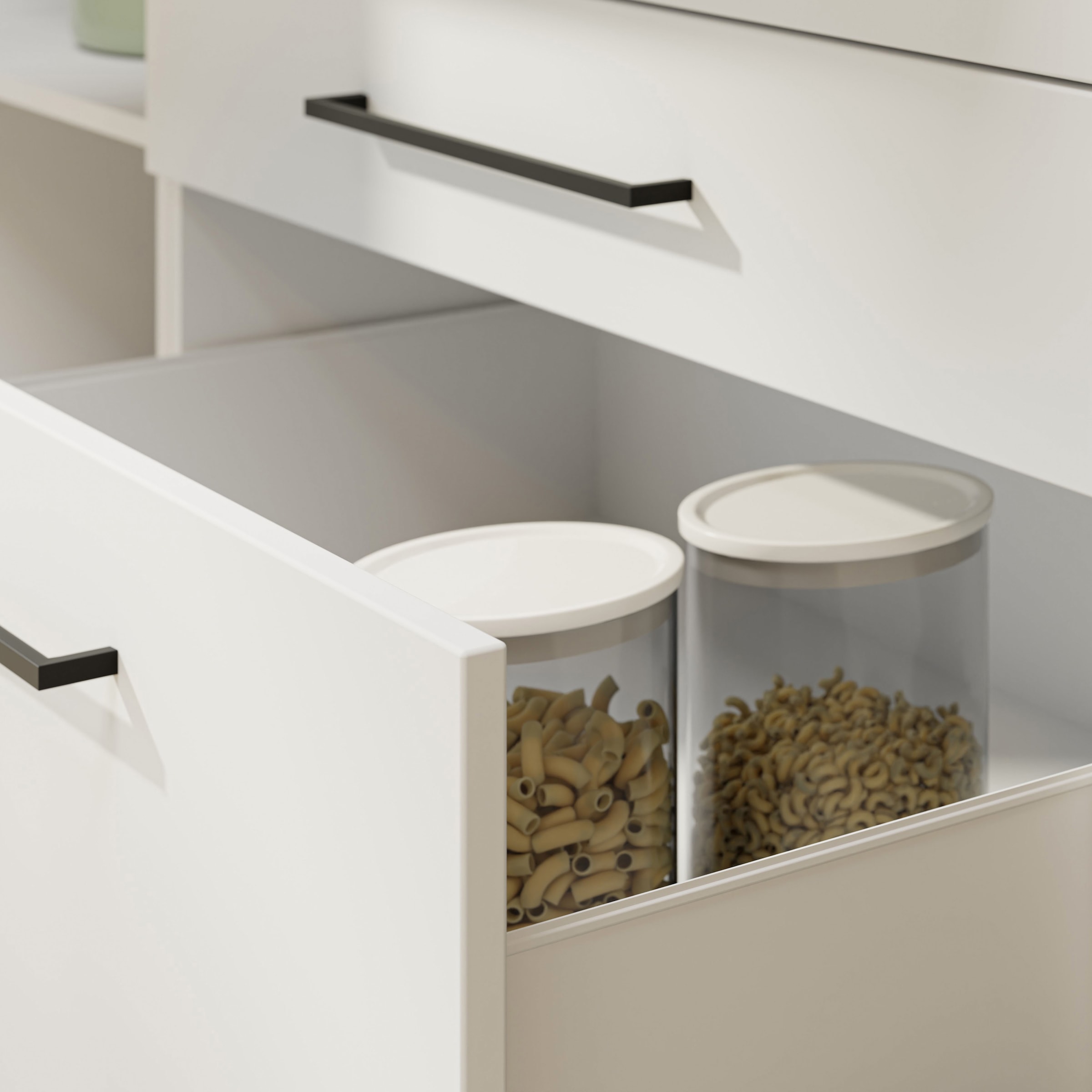 KOCHSTATION Kitchenette »KS-Nova« Largeur 220 cm, au choix avec appareils Hanseatic-E