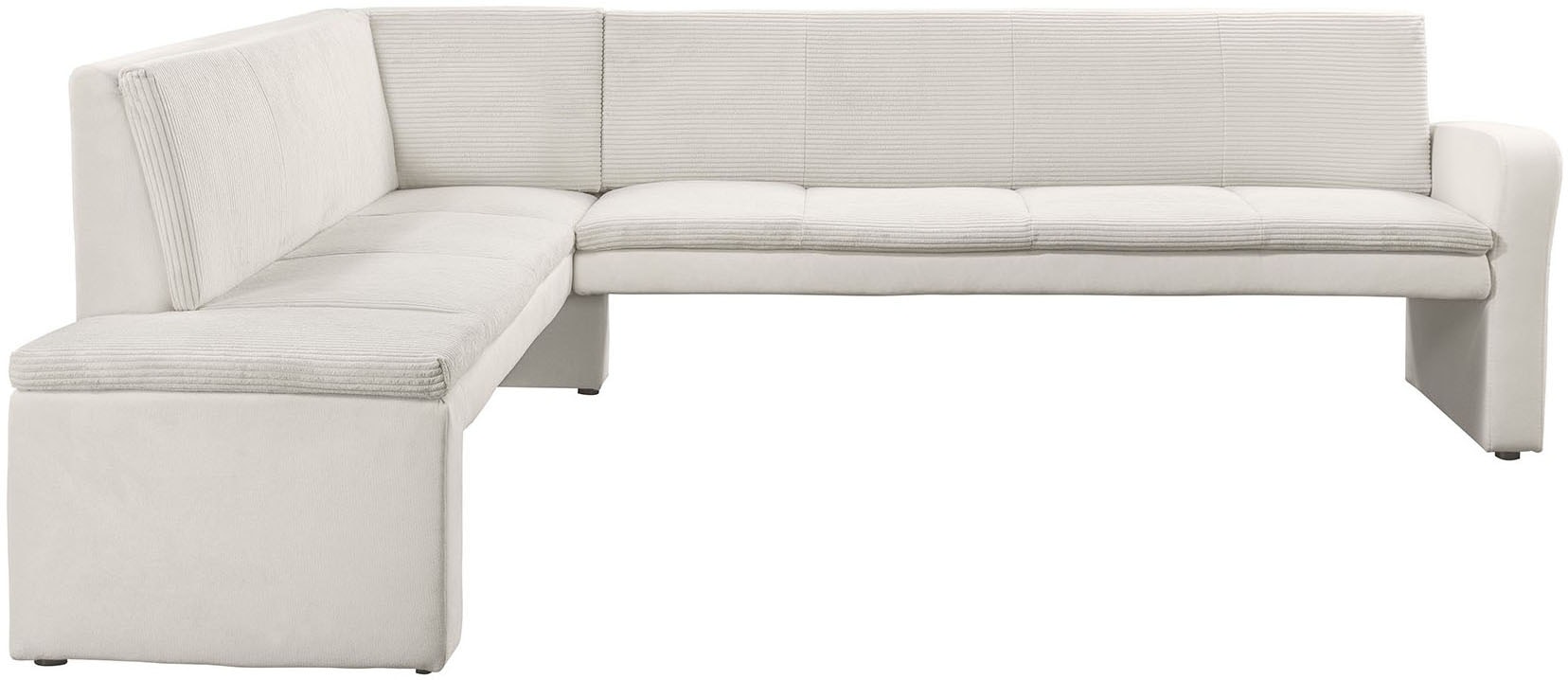 exxpo - sofa fashion Banc d'angle »Cortado, elegant und modern mit hohem Sitzkomfort« grande garde au sol, belle finition des détails