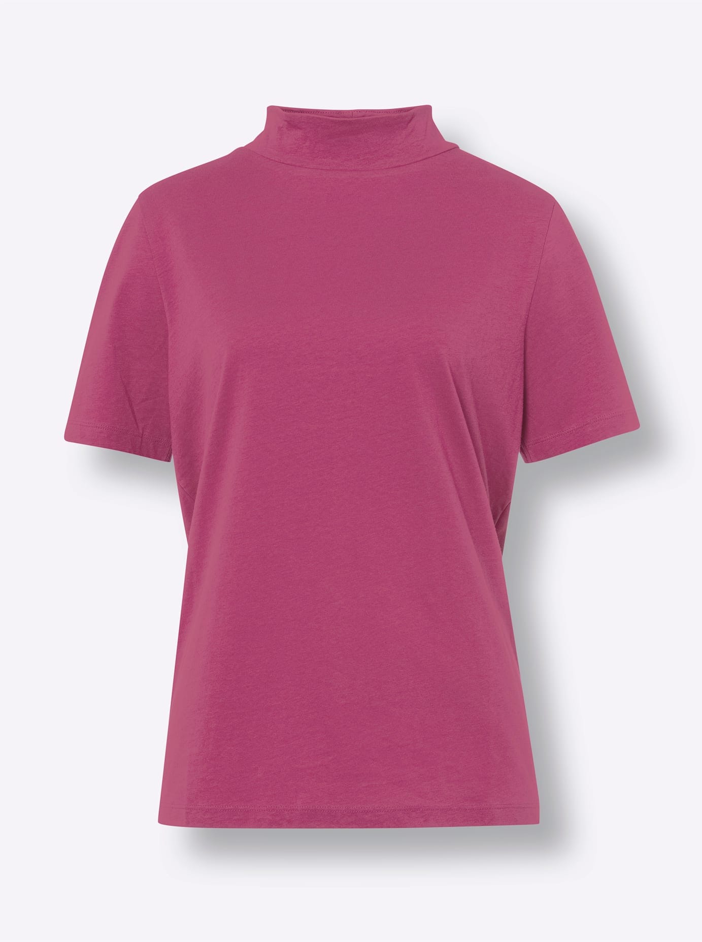 Classic Basics Stehkragenshirt »Kurzarm-Shirt«, (1 tlg.)
