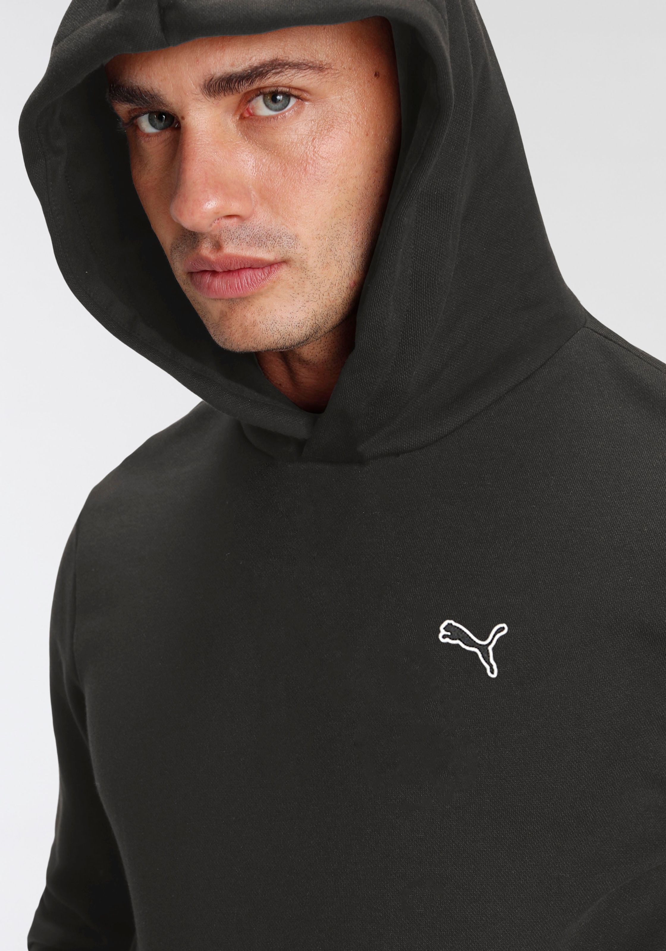 Image of PUMA Kapuzensweatshirt "BETTER ESSENTIALS HOODIE FL", mit Logodruck, Regular Fit