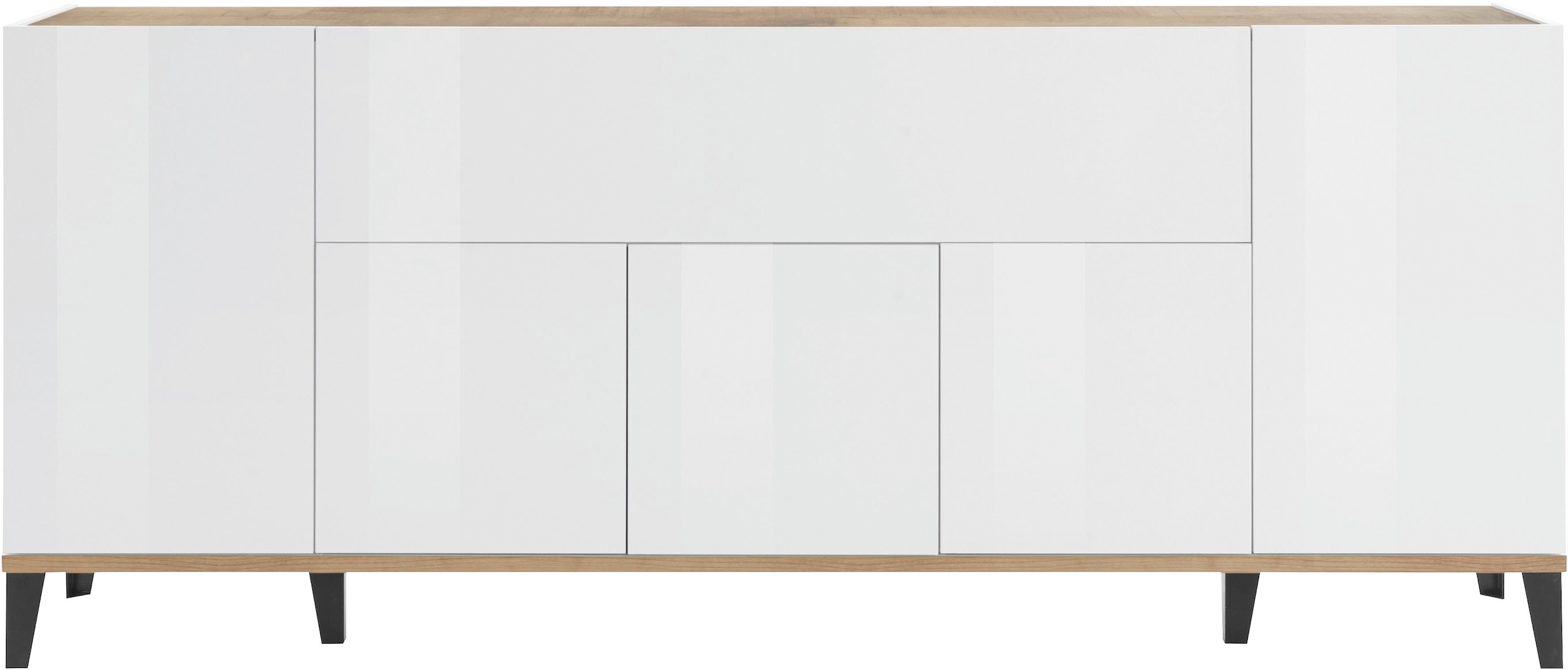 INOSIGN Sideboard »Sunrise«, Kommode mit 5 Türen und 1 Klapptür, Breite 200 cm