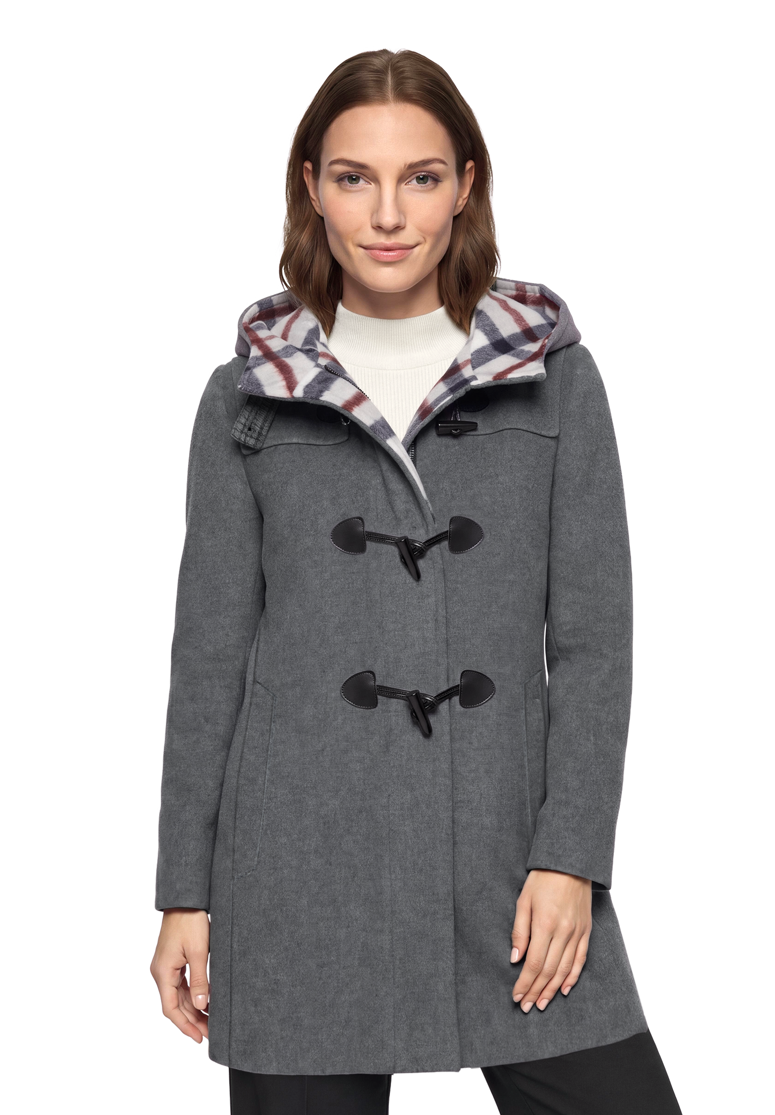 Gil Bret Dufflecoat Duffle-coat avec capuche en laine/cashmere