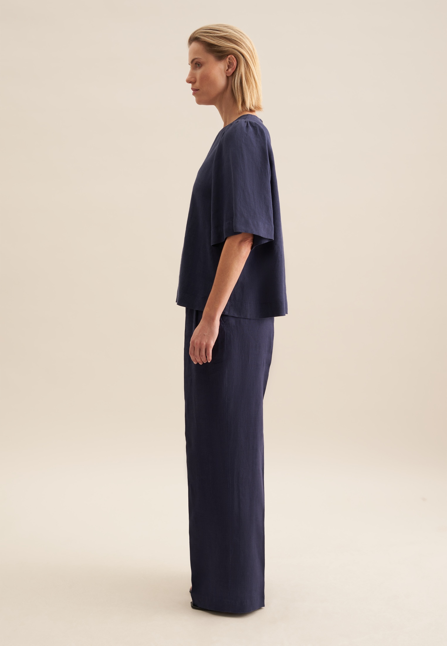 seidensticker Shirtbluse »Schwarze Rose« 1/2 Rundhals Uni