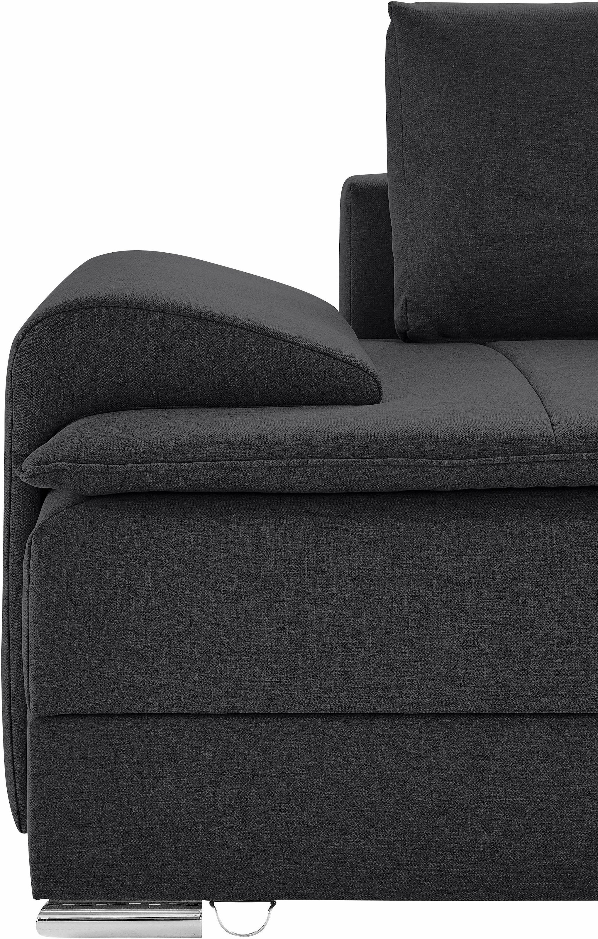 Home affaire Ecksofa »Night & Day L-Form, B: 324 cm, Dauer-Schlaffunktion und Armlehne« Bettfunktion & Bettkasten, Boxspringbett 180x200 cm