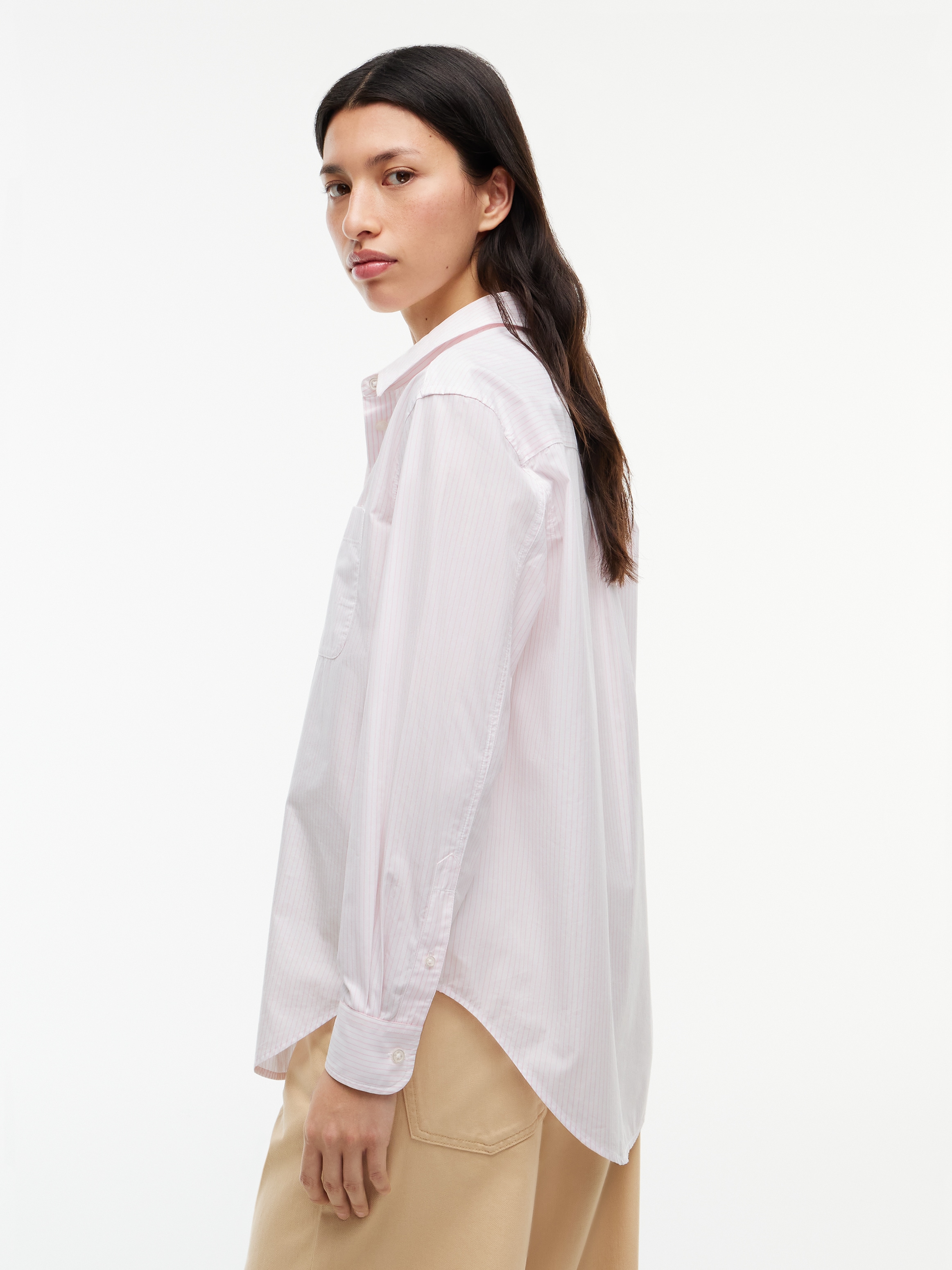 Tommy Jeans Blouse à manches longues »TJW RLX ESSENTIAL SHIRT« Coton, relaxed fit