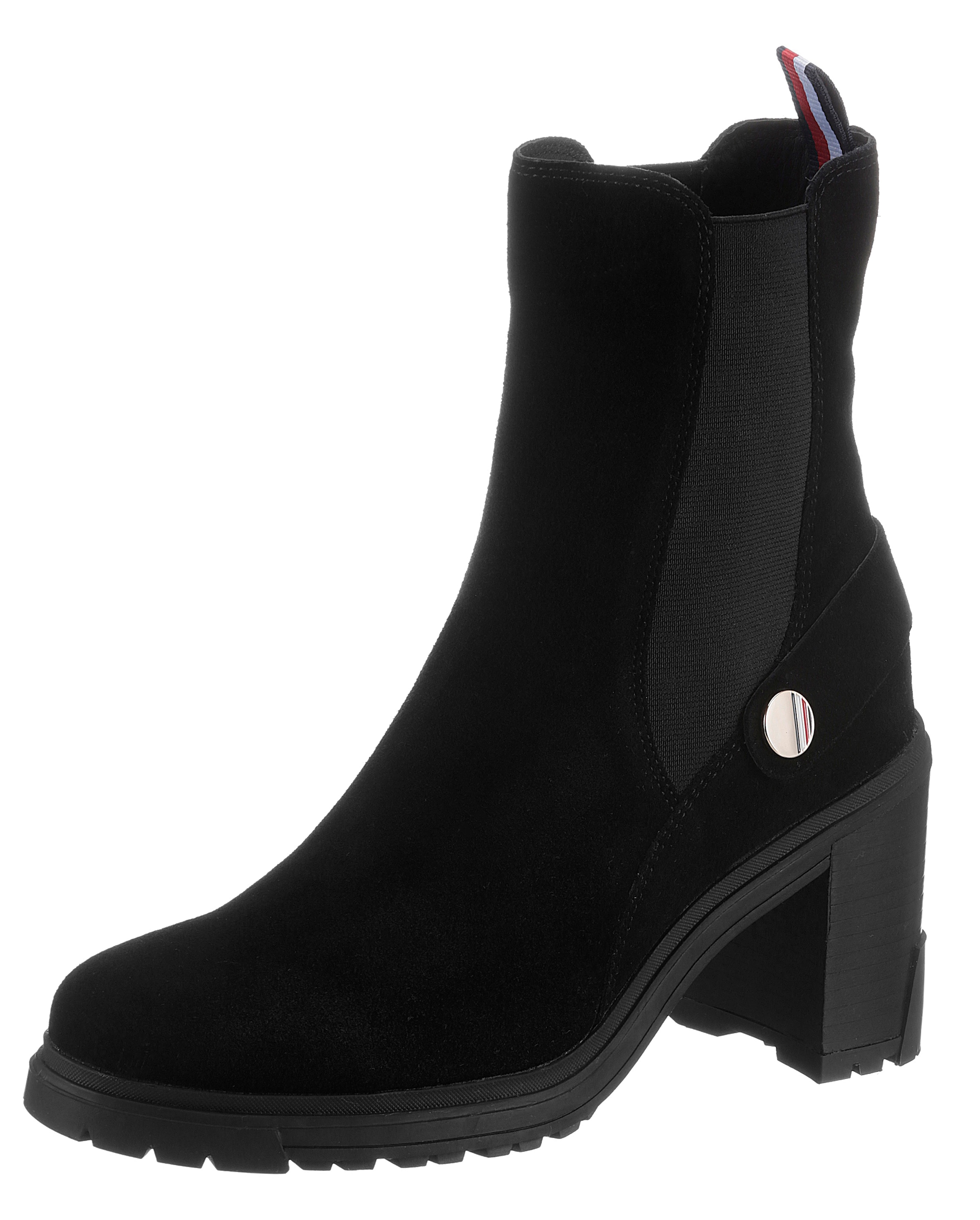 Chelseaboots »OUTDOOR HIGH HEEL BOOT«, mit Zierriegel