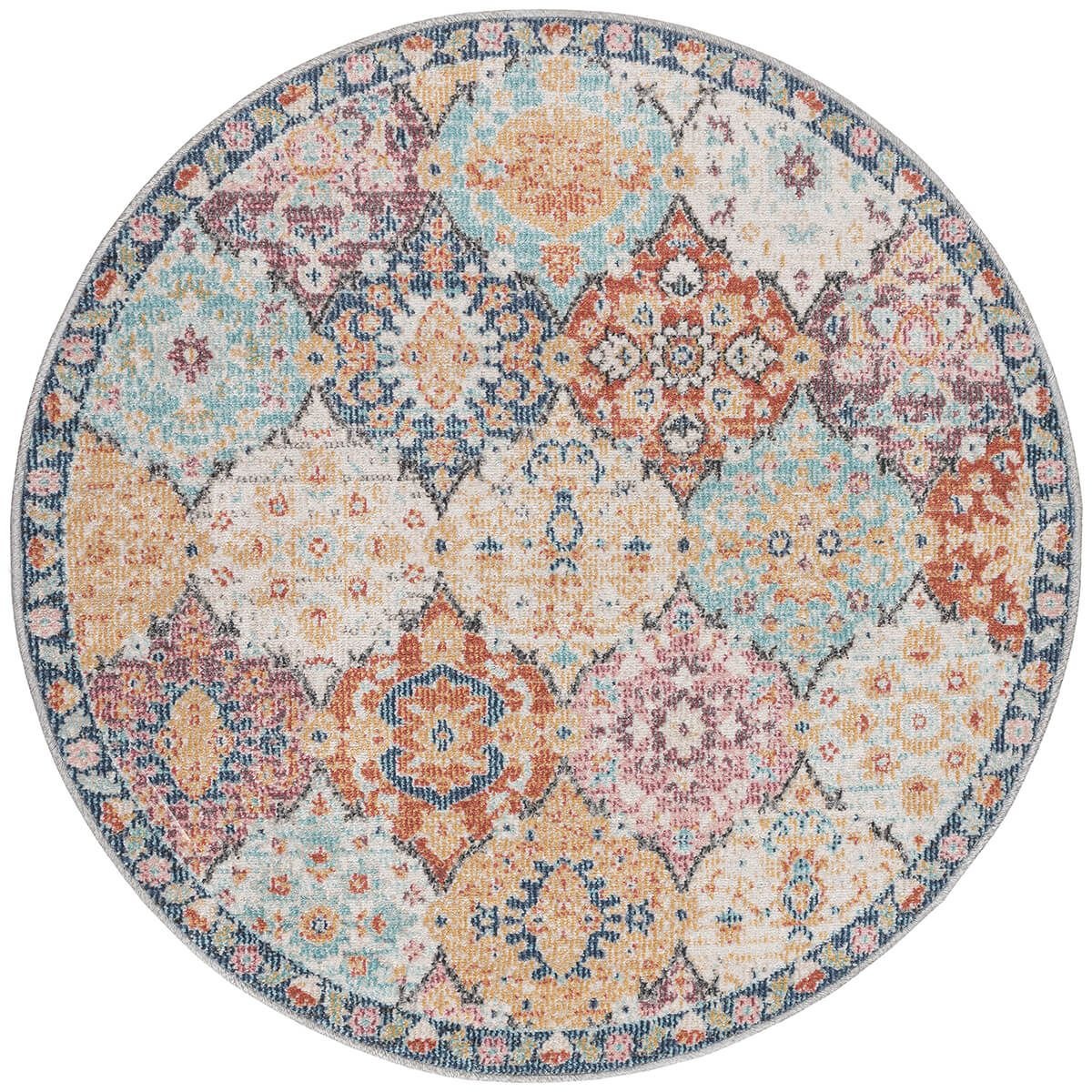 Image of the carpet Teppich "Palma" rund 4 mm Höhe Outdoor moderner robuster In und Outdoor Teppich