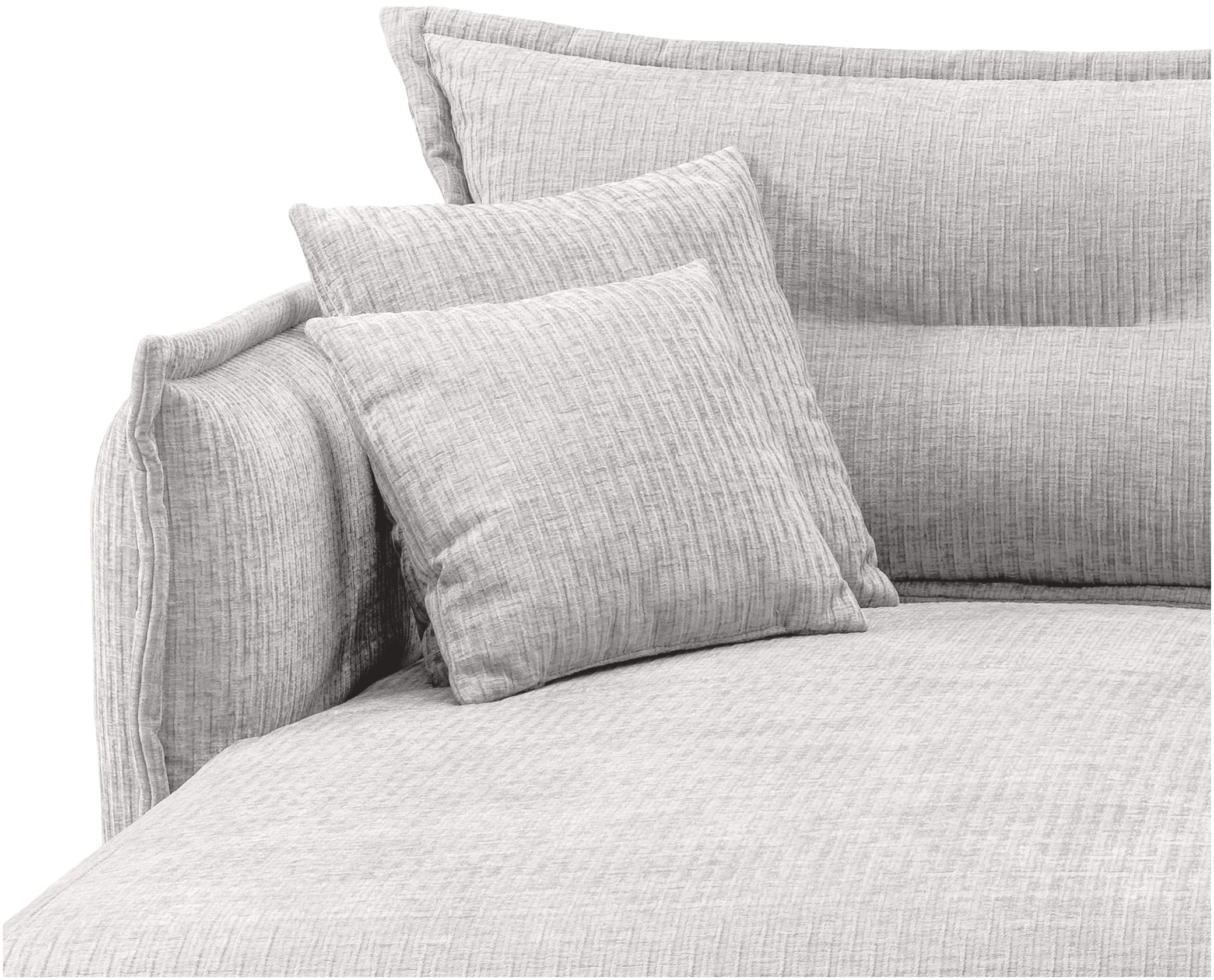 Home affaire Canapé d'angle »Lazio modernes Design, bequem, schmale Armlehnen, OTTOs Choice« zwei verschiedene Fussfarben wählbar