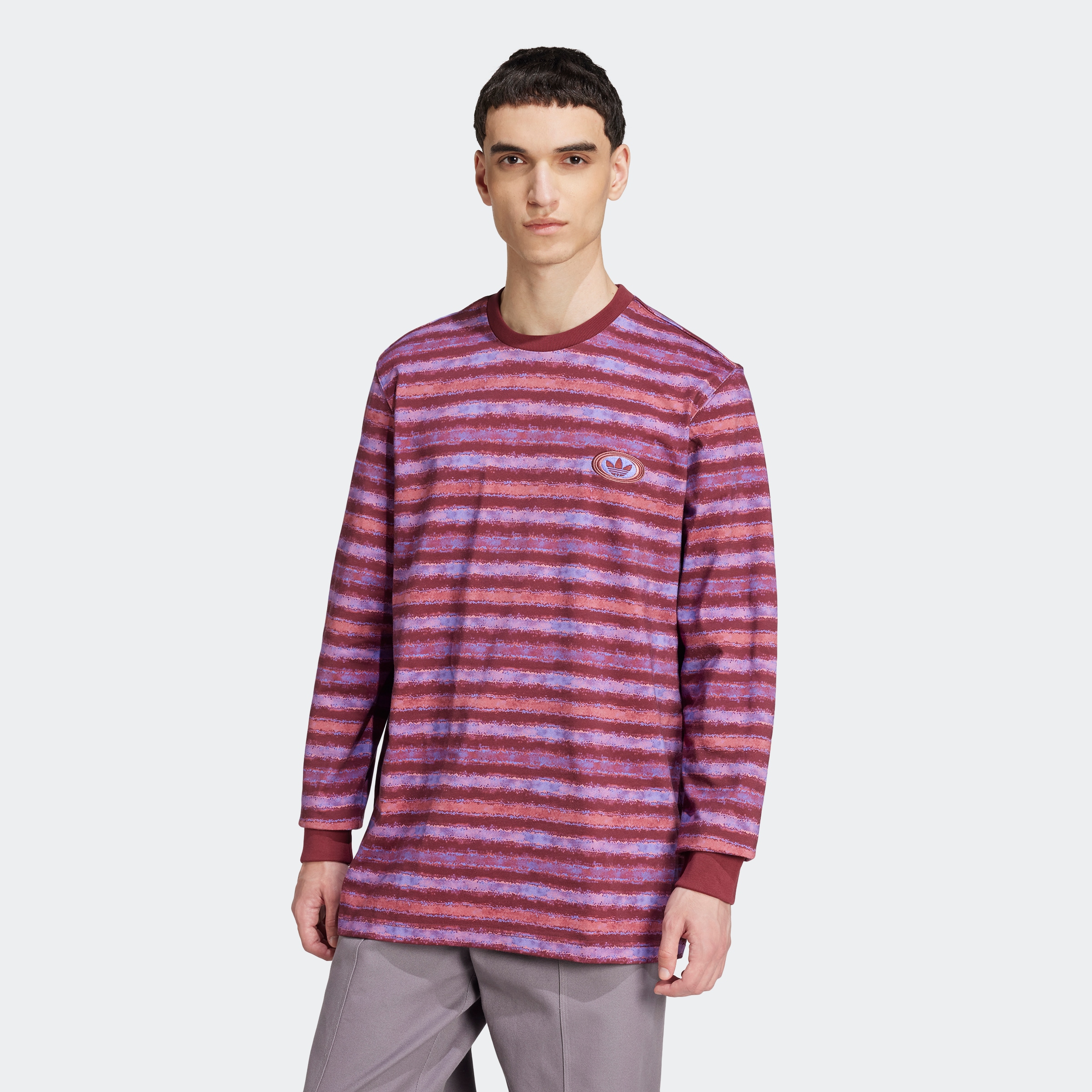 Image of adidas Originals Langarmshirt "ADIDAS ORIGINALS 90S STRIPE LONGSLEEVE"