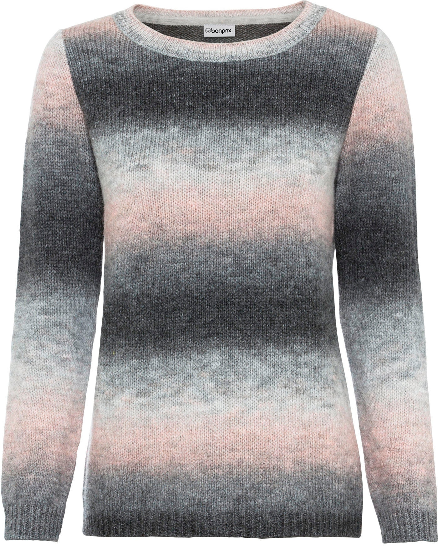 bonprix Pull en tricot aus Polyacryl und Polyester, mit Farbverlauf, bequeme Passform