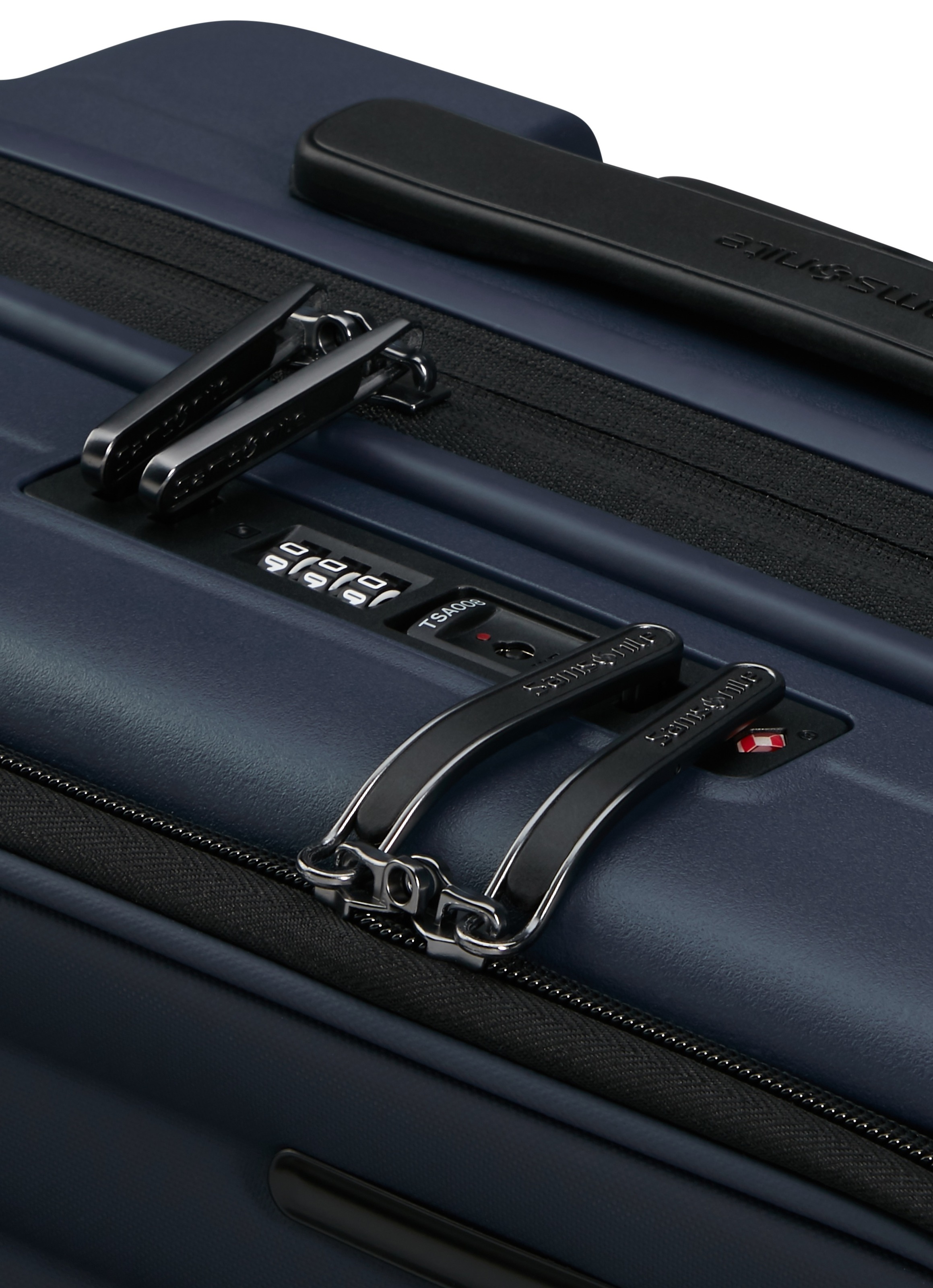 Samsonite Hartschalen-Trolley »RESTACKD, verschiedene Grössen und Farben«, (mit Packtaschen), 4 Rollen, Reisekoffer mit TSA Schloss Volumenerweiterung Packtaschen