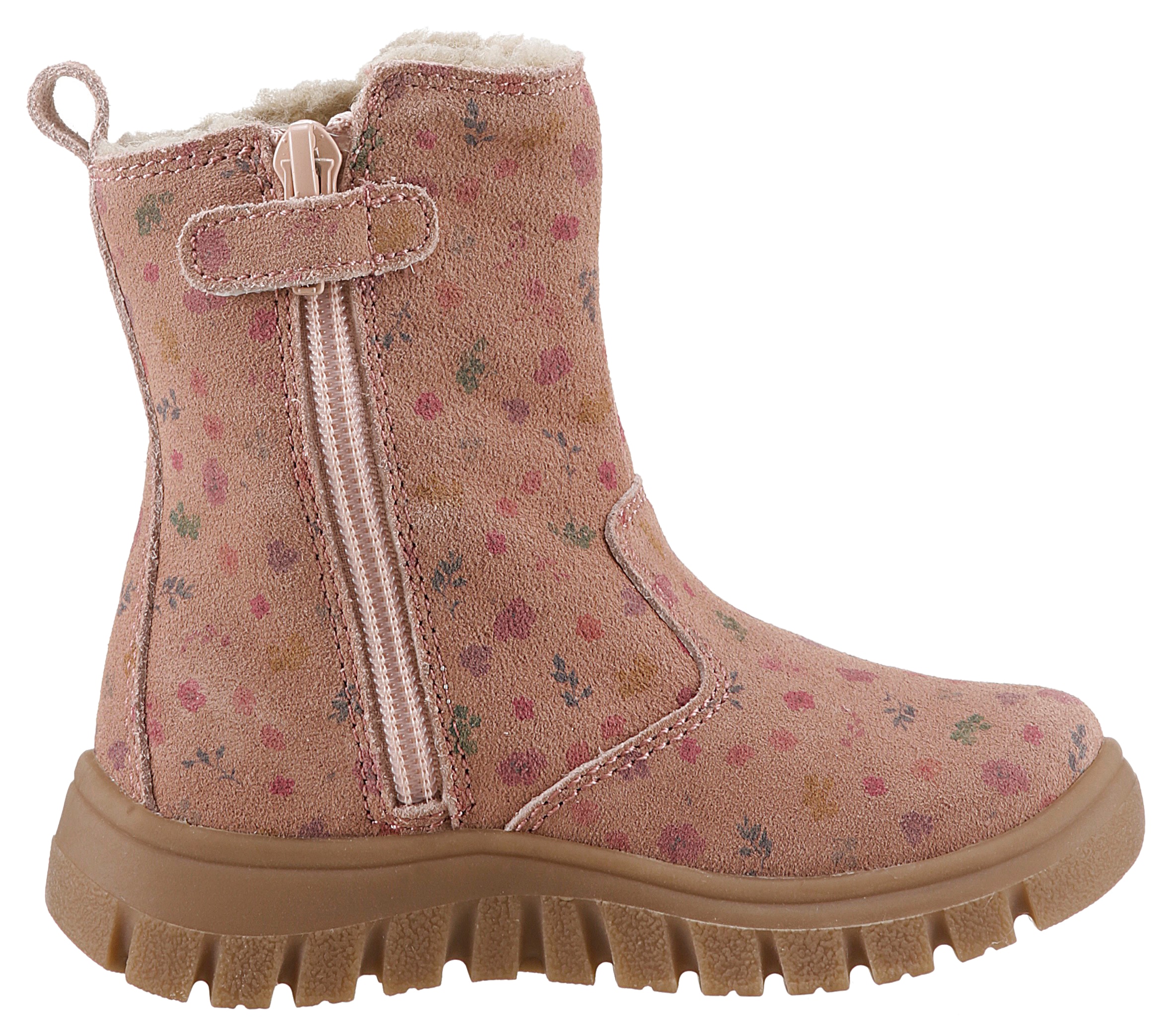 Naturino Winterstiefel »PUKAK ZIP WP Weite: schmal«, Schlupfstiefel mit TEX-Ausstattung, Grössenschablone zum Download