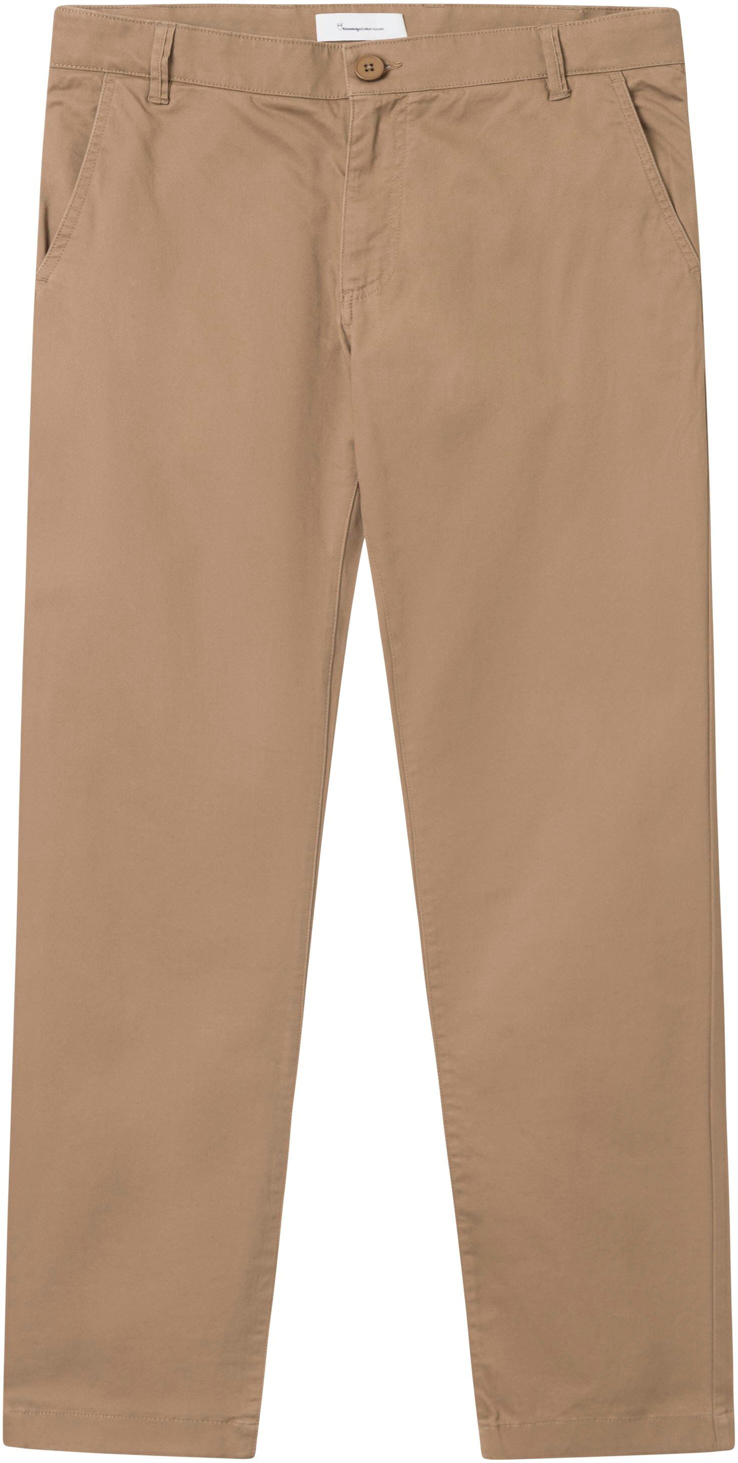 KnowledgeCotton Apparel Chinohose »LUCA slim«, mit Label-Stichting hinten