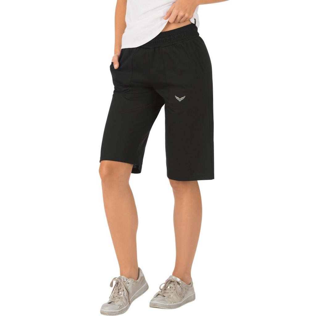 Trigema Jerseyhose »TRIGEMA Bermuda aus Single-Jersey«, (1 tlg.)